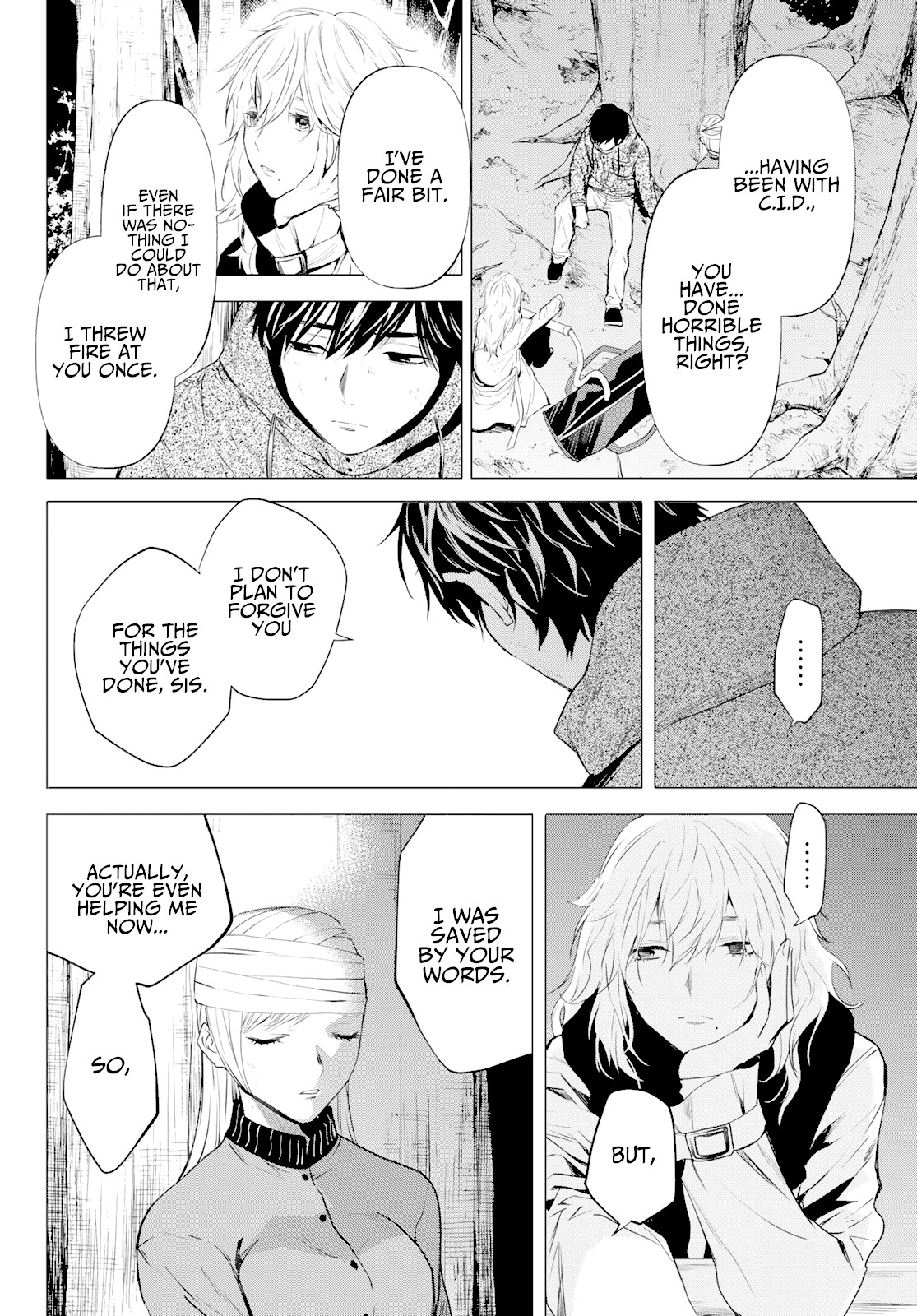 Konya wa Tsuki ga Kirei Desu ga, Toriaezu Shi ne Chapter 41 page 26 - Chapter 41: Suspicion