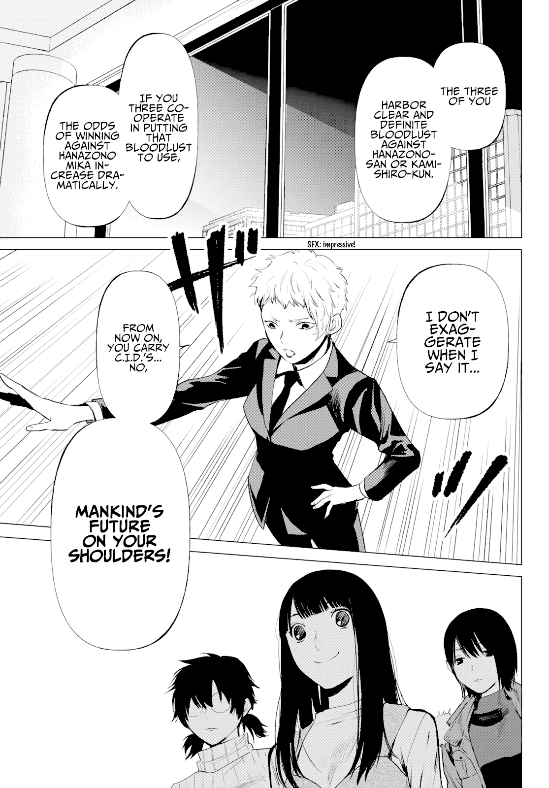 Konya wa Tsuki ga Kirei Desu ga, Toriaezu Shi ne Chapter 41 page 31 - Chapter 41: Suspicion