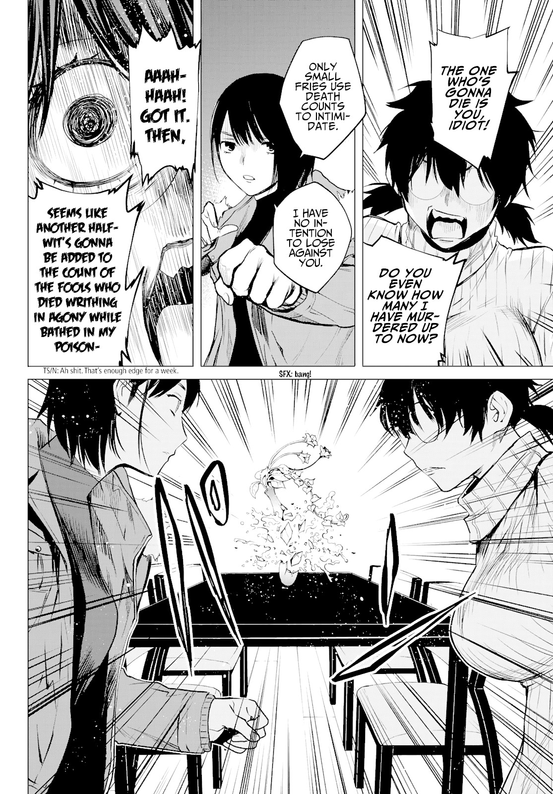 Konya wa Tsuki ga Kirei Desu ga, Toriaezu Shi ne Chapter 41 page 38 - Chapter 41: Suspicion