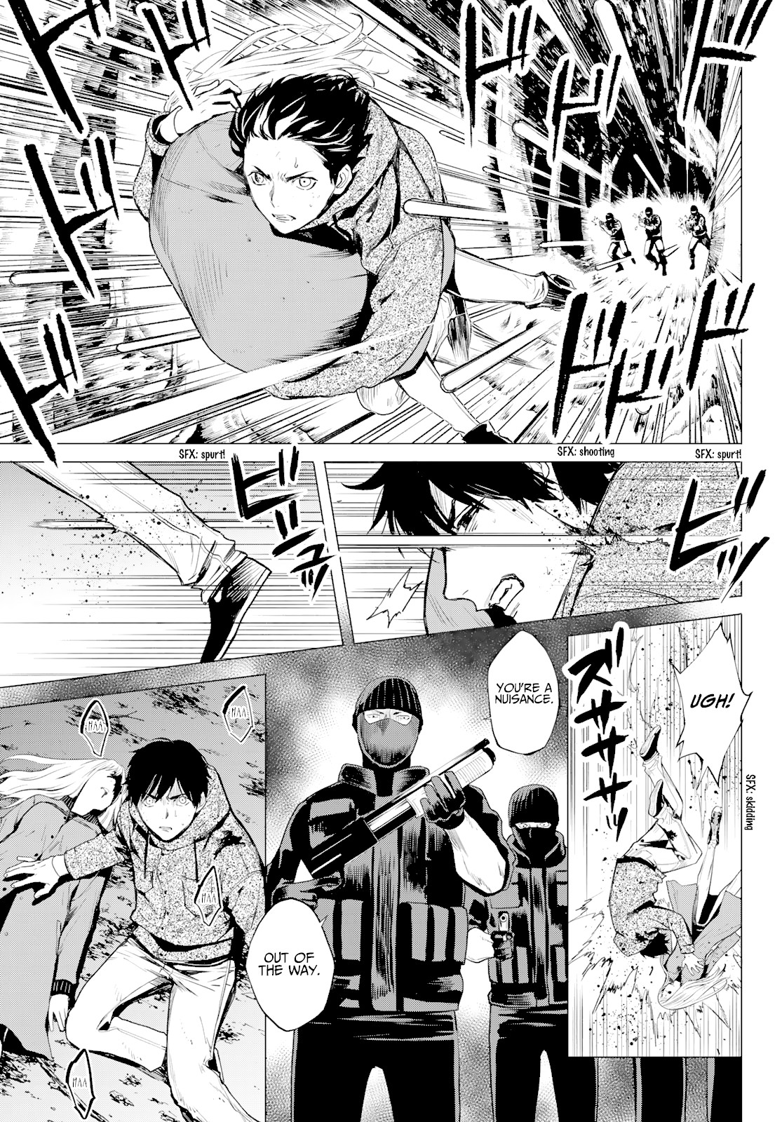 Konya wa Tsuki ga Kirei Desu ga, Toriaezu Shi ne Chapter 41 page 7 - Chapter 41: Suspicion