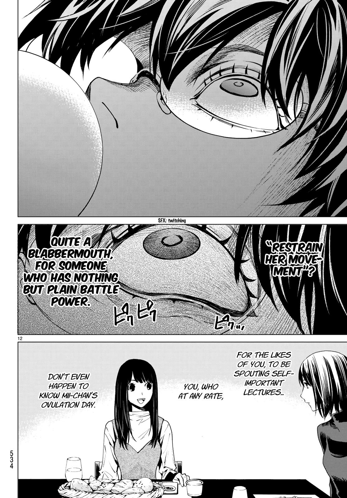 Konya wa Tsuki ga Kirei Desu ga, Toriaezu Shi ne Chapter 42 page 12 - Chapter 42: Raid