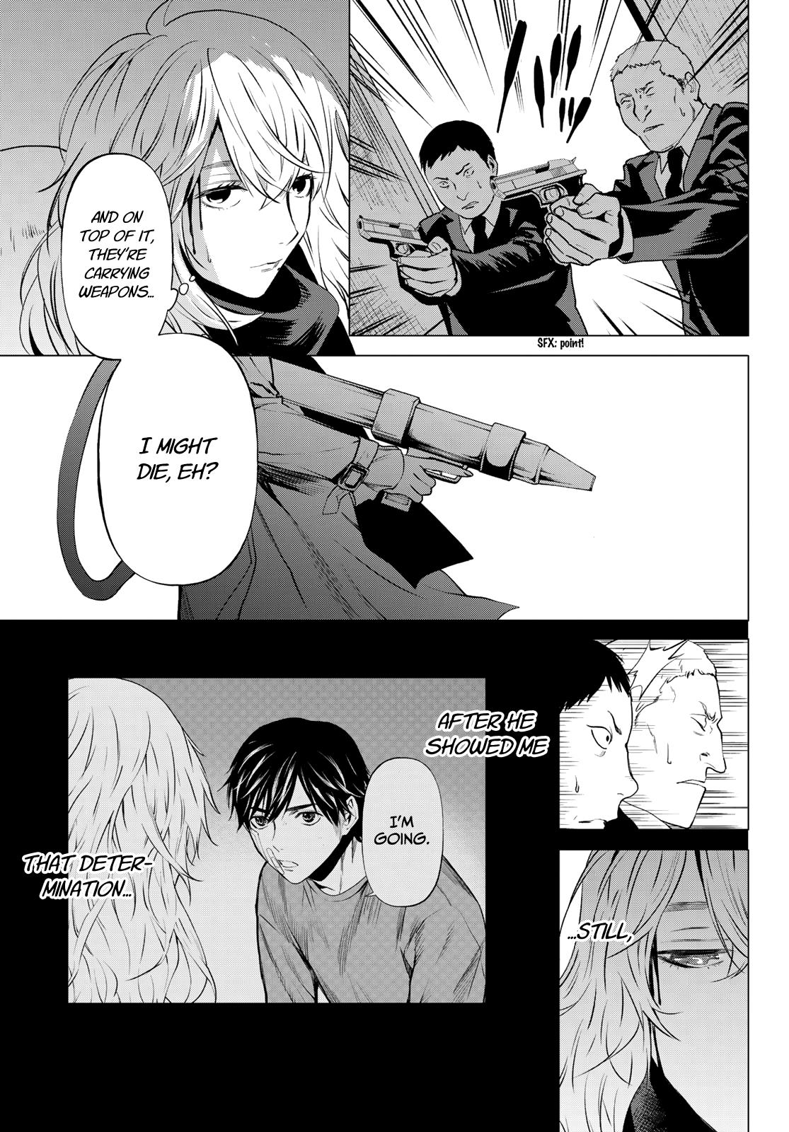 Konya wa Tsuki ga Kirei Desu ga, Toriaezu Shi ne Chapter 42 page 33 - Chapter 42: Raid