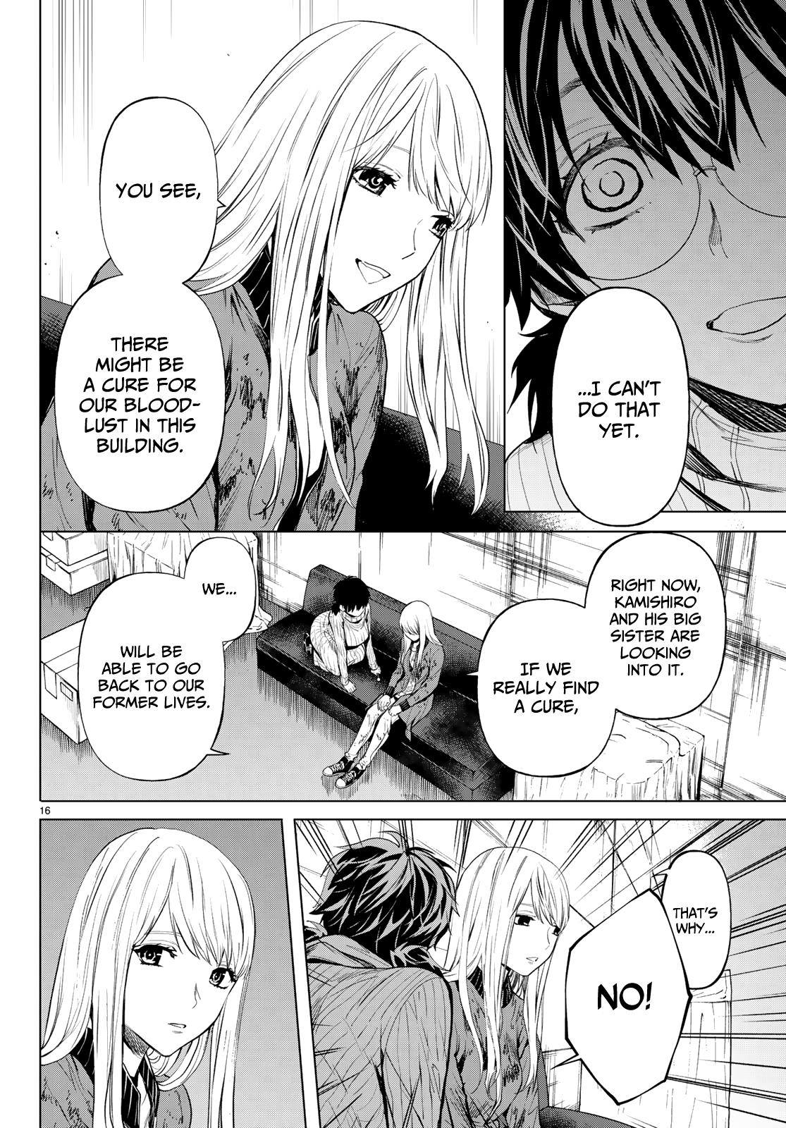 Konya wa Tsuki ga Kirei Desu ga, Toriaezu Shi ne Chapter 43 page 16 - Chapter 43: Close friends