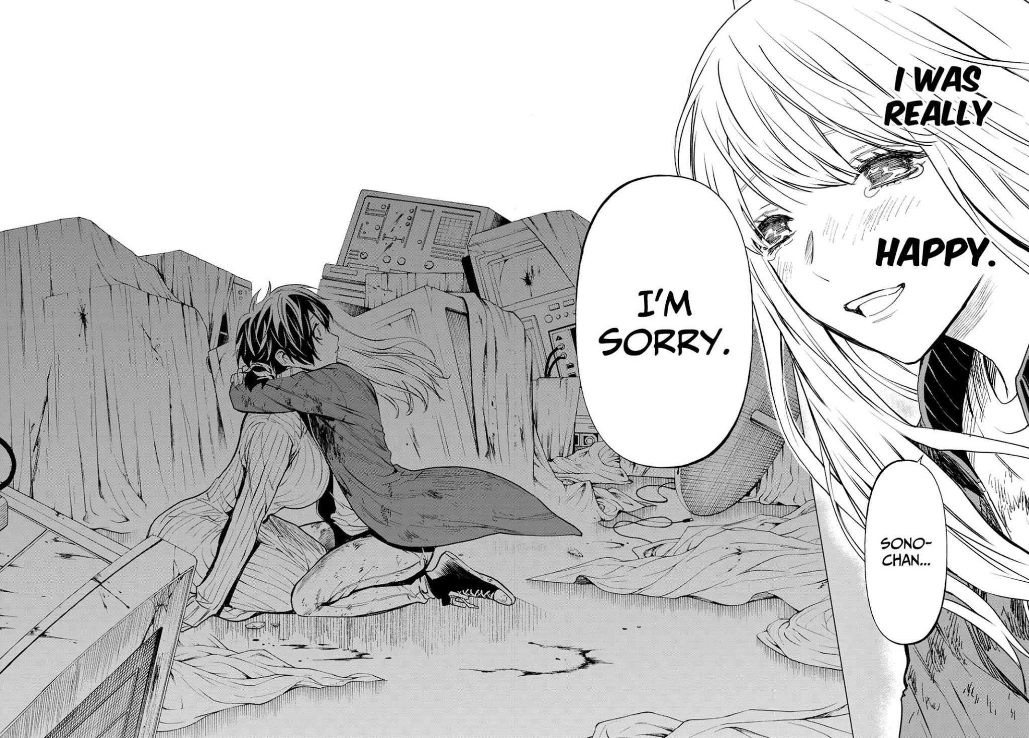 Konya wa Tsuki ga Kirei Desu ga, Toriaezu Shi ne Chapter 43 page 34 - Chapter 43: Close friends