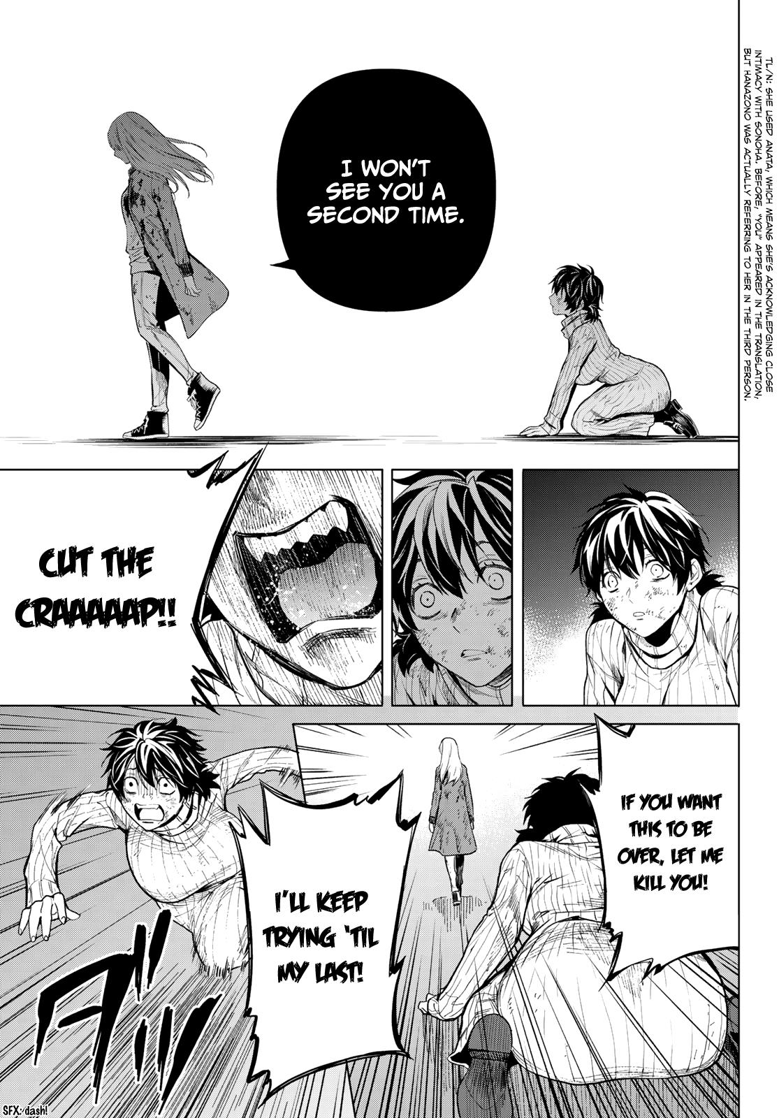 Konya wa Tsuki ga Kirei Desu ga, Toriaezu Shi ne Chapter 43 page 36 - Chapter 43: Close friends