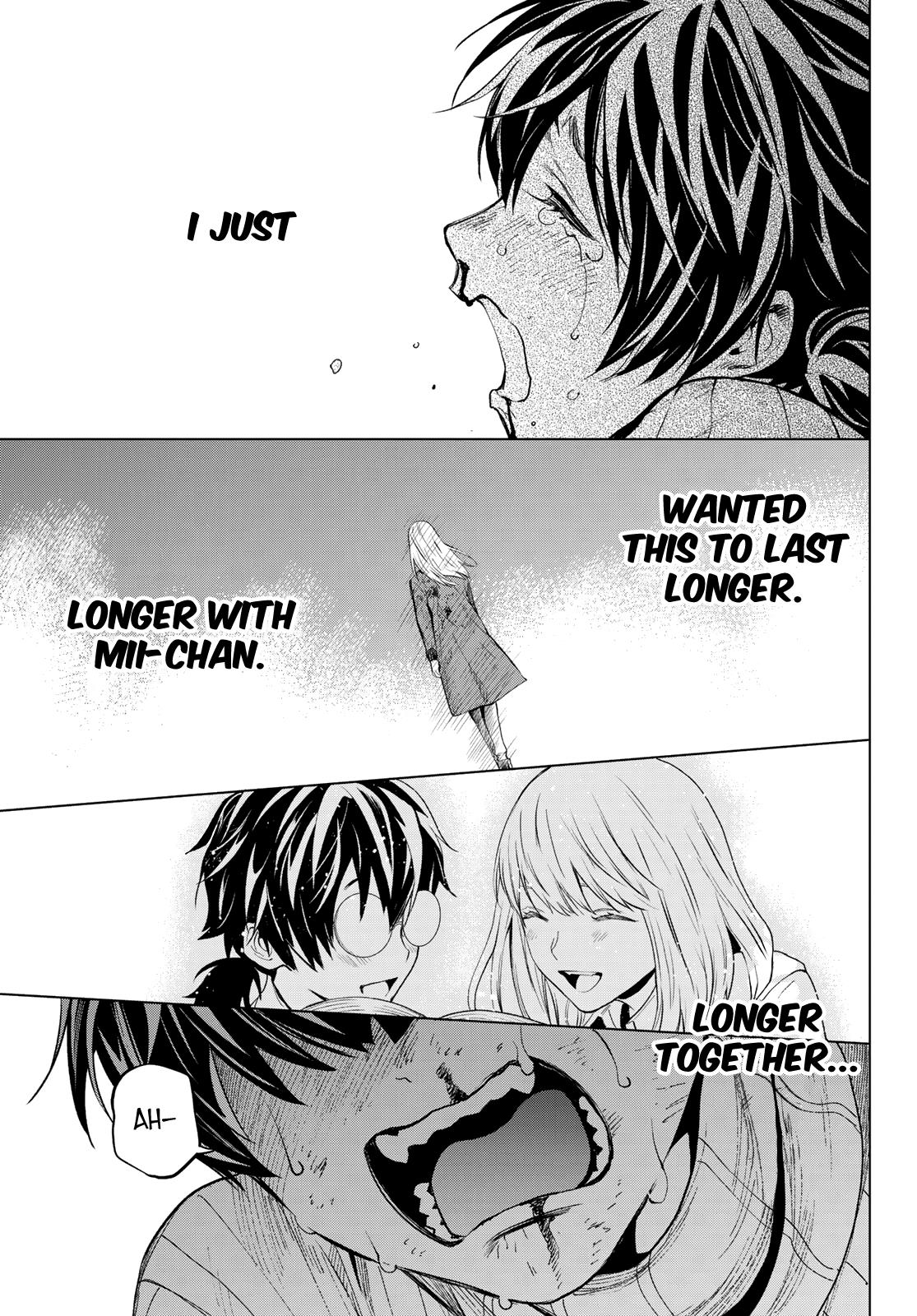 Konya wa Tsuki ga Kirei Desu ga, Toriaezu Shi ne Chapter 43 page 38 - Chapter 43: Close friends
