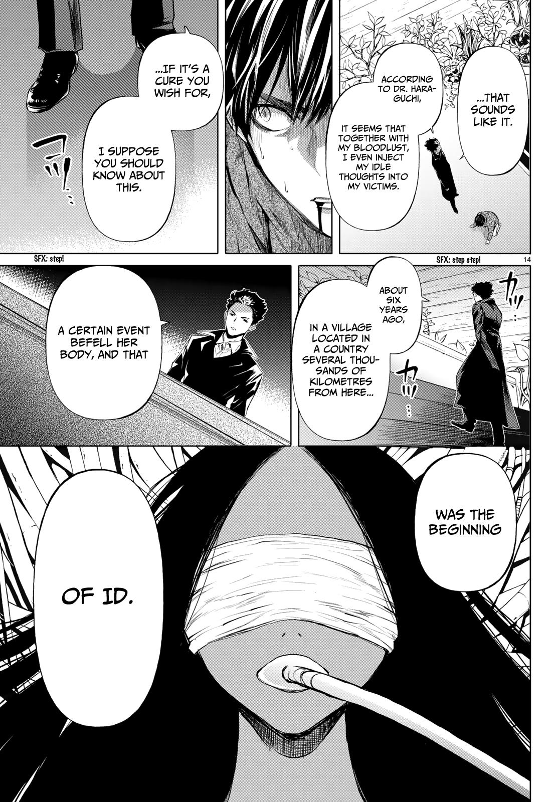 Konya wa Tsuki ga Kirei Desu ga, Toriaezu Shi ne Chapter 44 page 14 - Chapter 44: Origin
