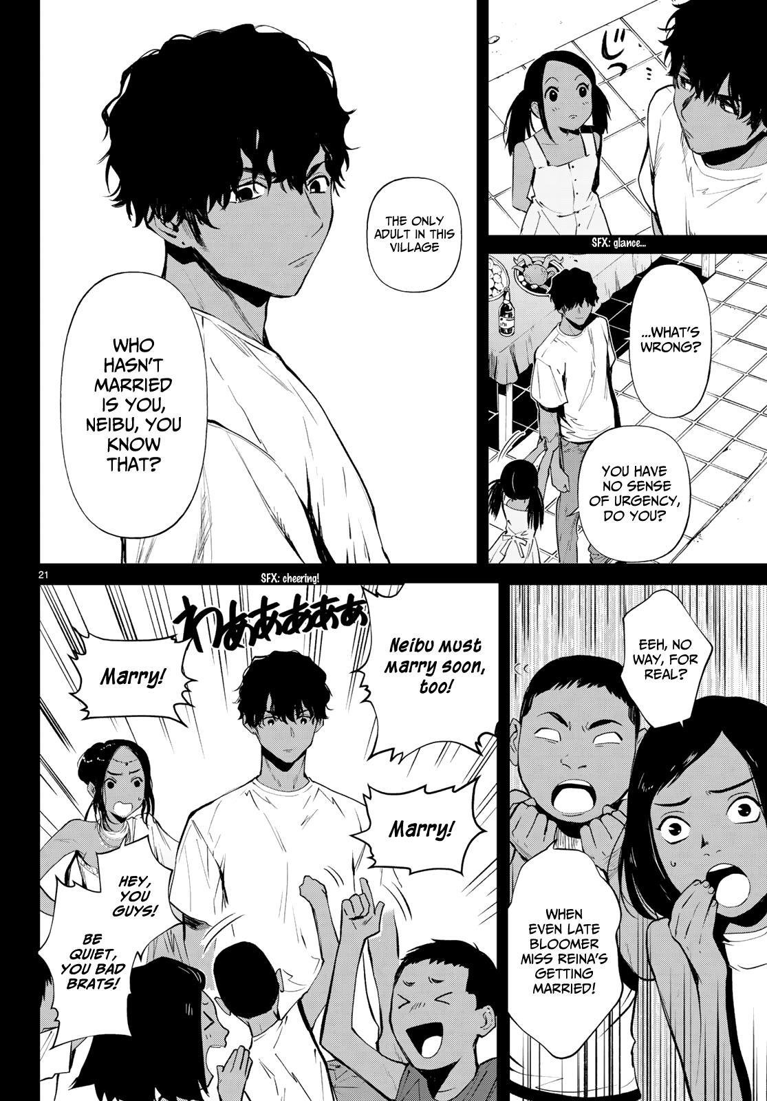 Konya wa Tsuki ga Kirei Desu ga, Toriaezu Shi ne Chapter 44 page 21 - Chapter 44: Origin