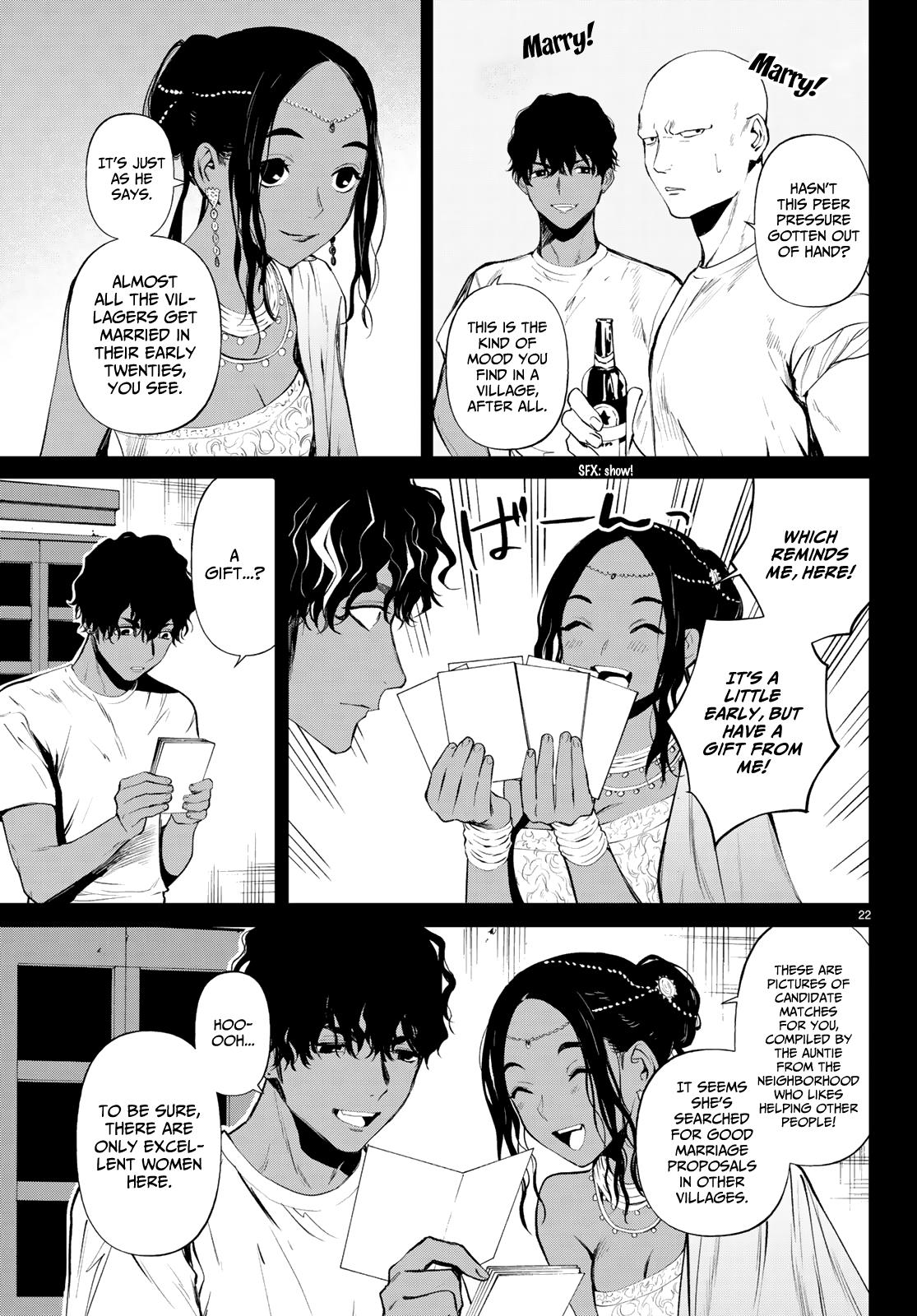 Konya wa Tsuki ga Kirei Desu ga, Toriaezu Shi ne Chapter 44 page 22 - Chapter 44: Origin