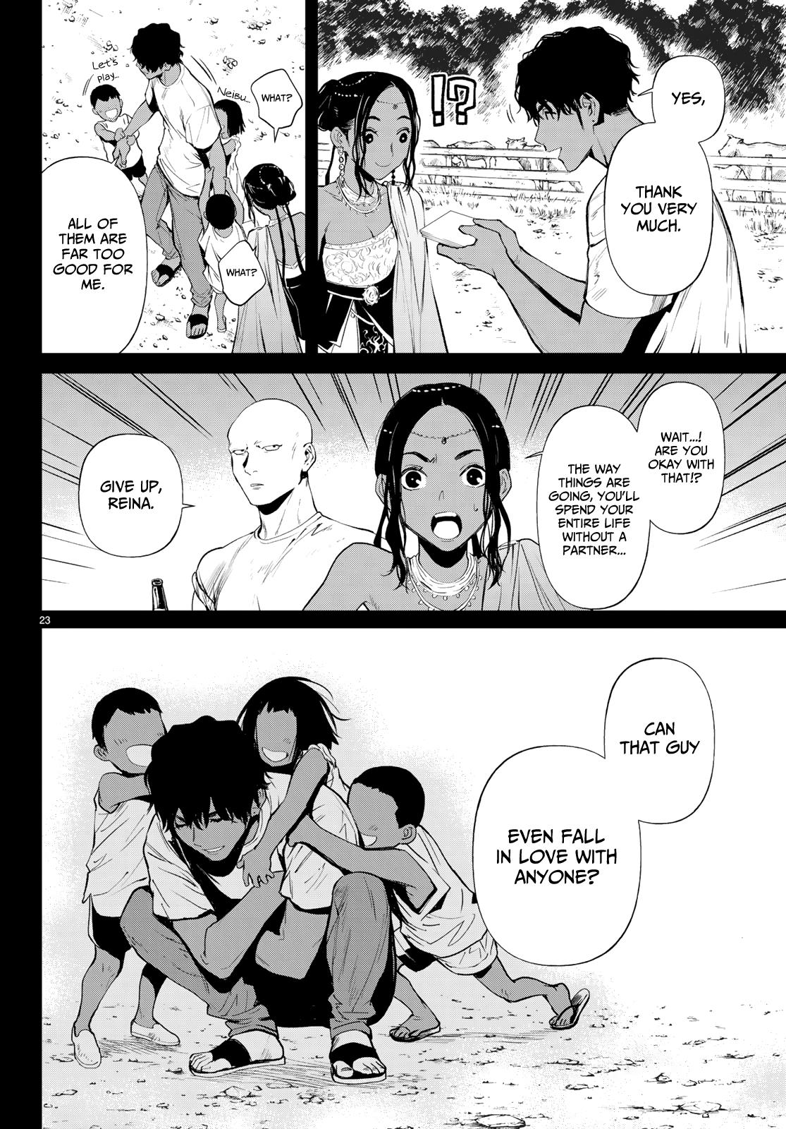 Konya wa Tsuki ga Kirei Desu ga, Toriaezu Shi ne Chapter 44 page 23 - Chapter 44: Origin
