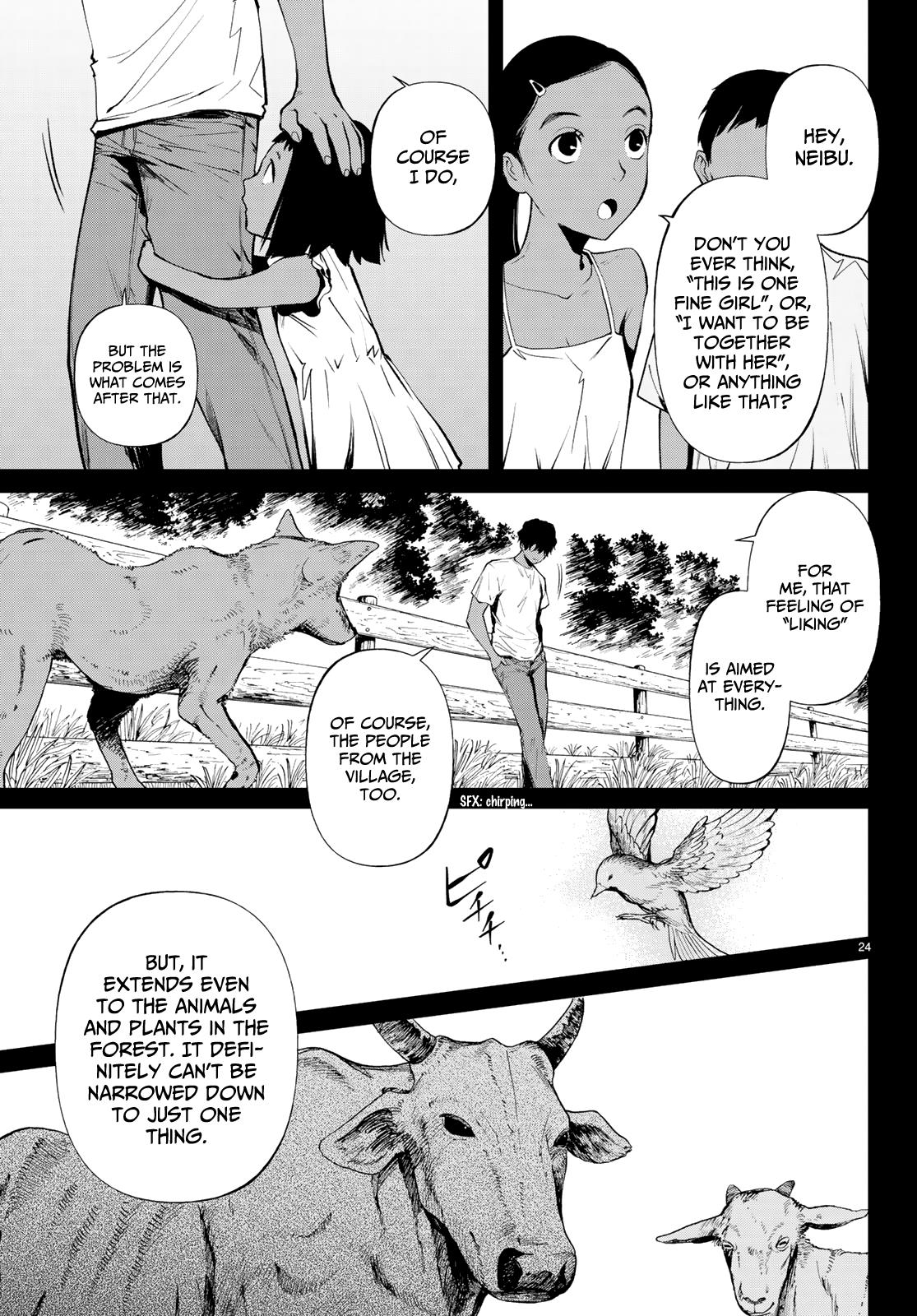 Konya wa Tsuki ga Kirei Desu ga, Toriaezu Shi ne Chapter 44 page 24 - Chapter 44: Origin