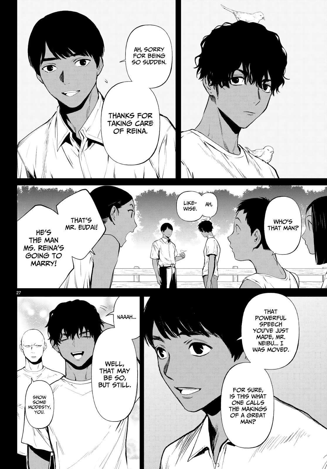Konya wa Tsuki ga Kirei Desu ga, Toriaezu Shi ne Chapter 44 page 27 - Chapter 44: Origin