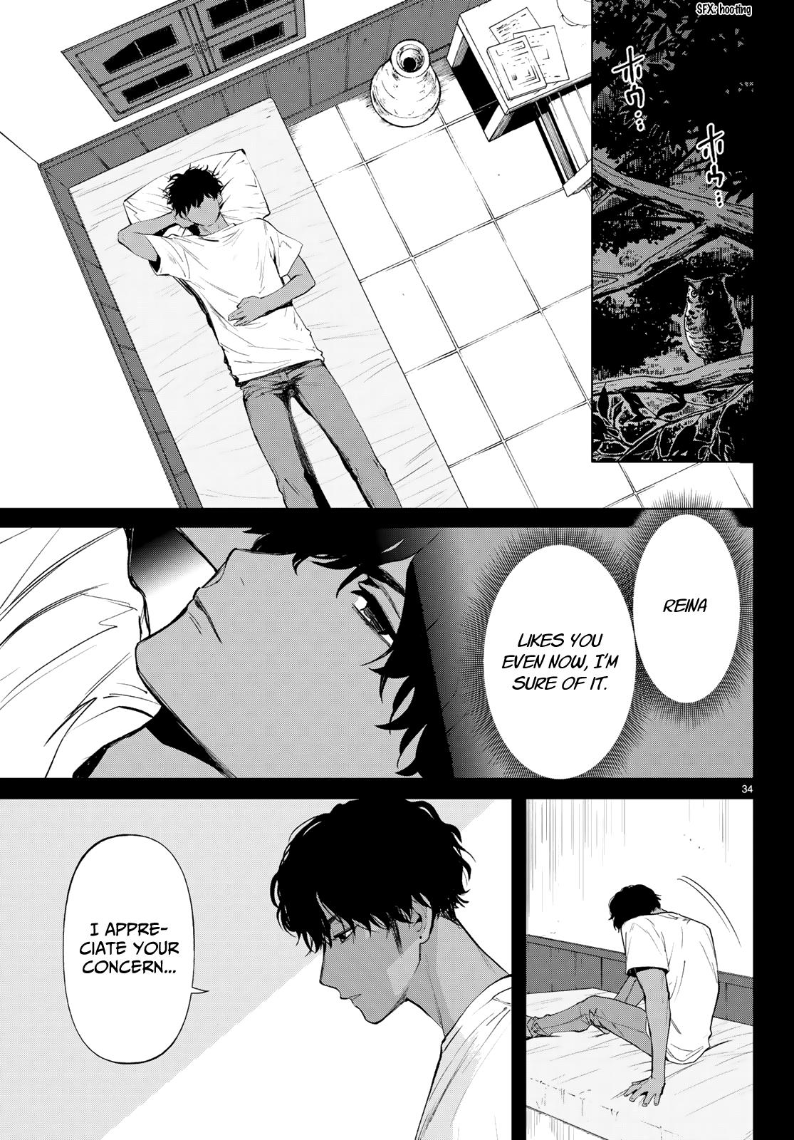 Konya wa Tsuki ga Kirei Desu ga, Toriaezu Shi ne Chapter 44 page 34 - Chapter 44: Origin