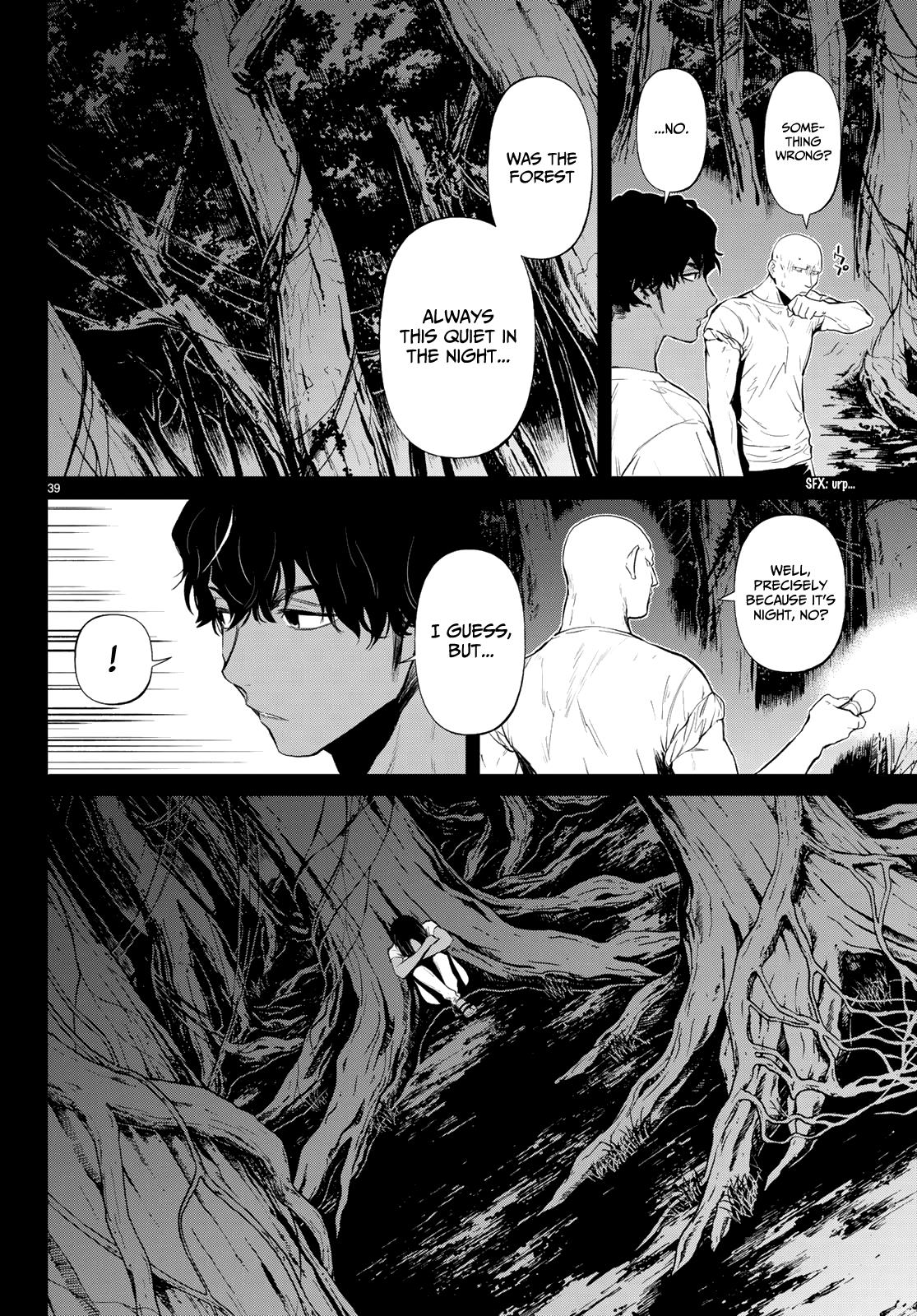 Konya wa Tsuki ga Kirei Desu ga, Toriaezu Shi ne Chapter 44 page 39 - Chapter 44: Origin