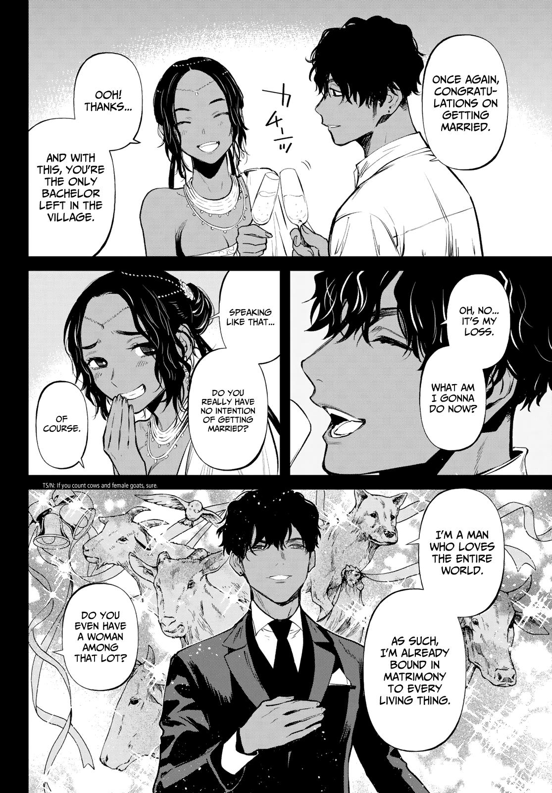 Konya wa Tsuki ga Kirei Desu ga, Toriaezu Shi ne Chapter 45 page 12 - Chapter 45: Prelude to an Epidemic