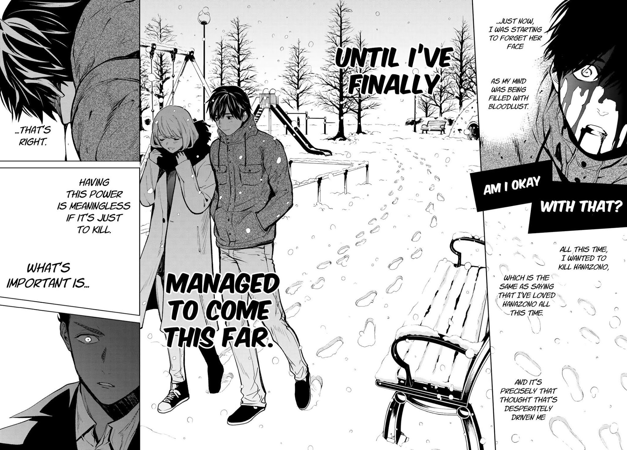 Konya wa Tsuki ga Kirei Desu ga, Toriaezu Shi ne Chapter 46 page 20 - Chapter 46: Farewell