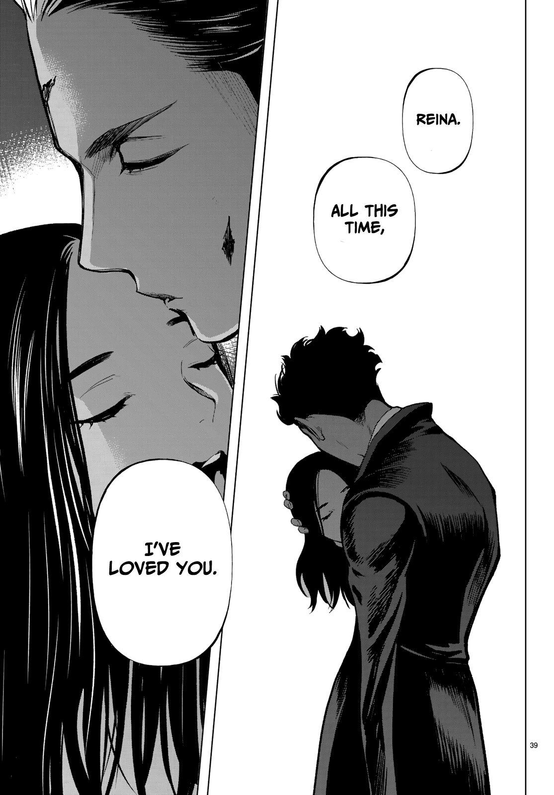 Konya wa Tsuki ga Kirei Desu ga, Toriaezu Shi ne Chapter 46 page 37 - Chapter 46: Farewell