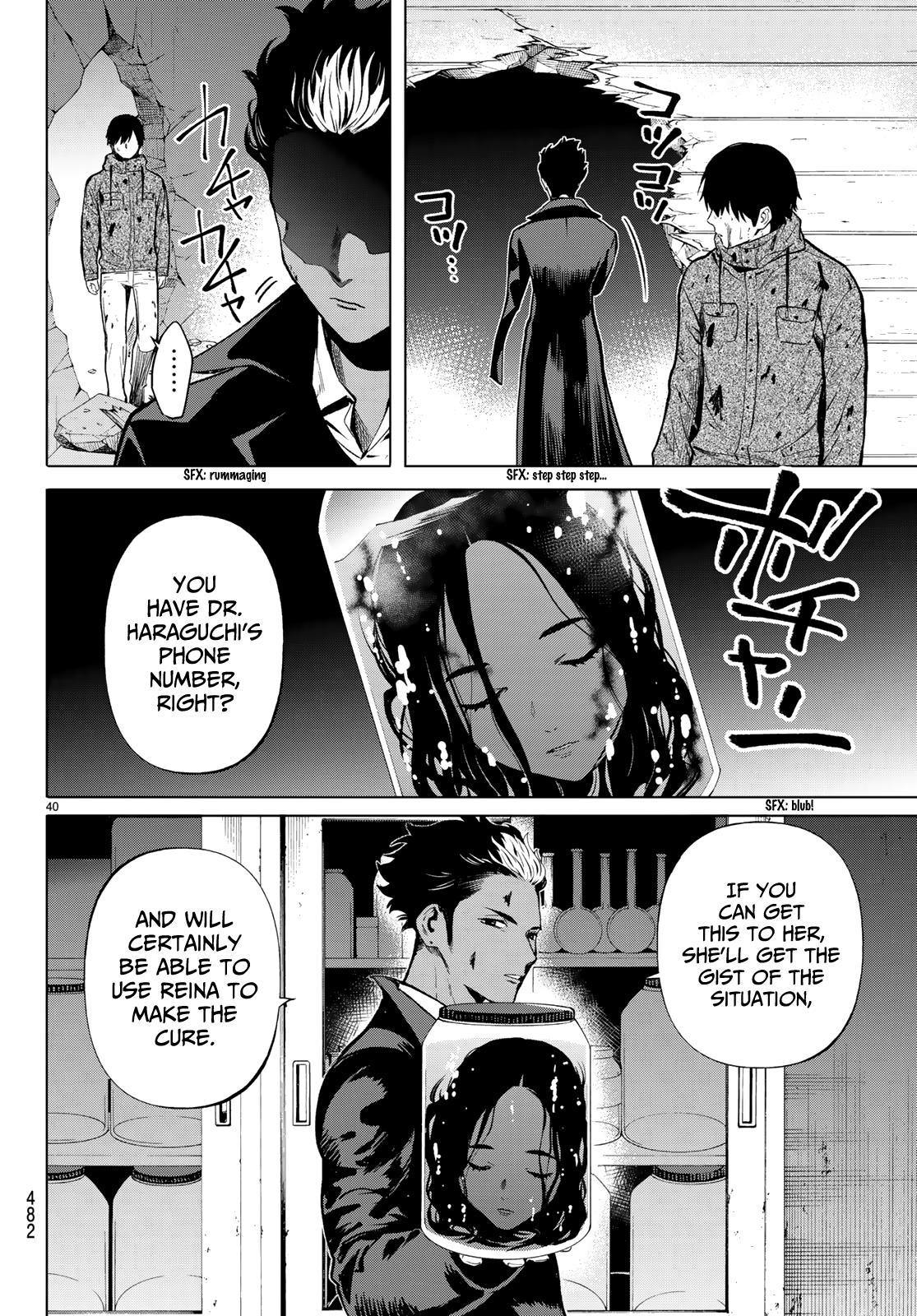 Konya wa Tsuki ga Kirei Desu ga, Toriaezu Shi ne Chapter 46 page 38 - Chapter 46: Farewell