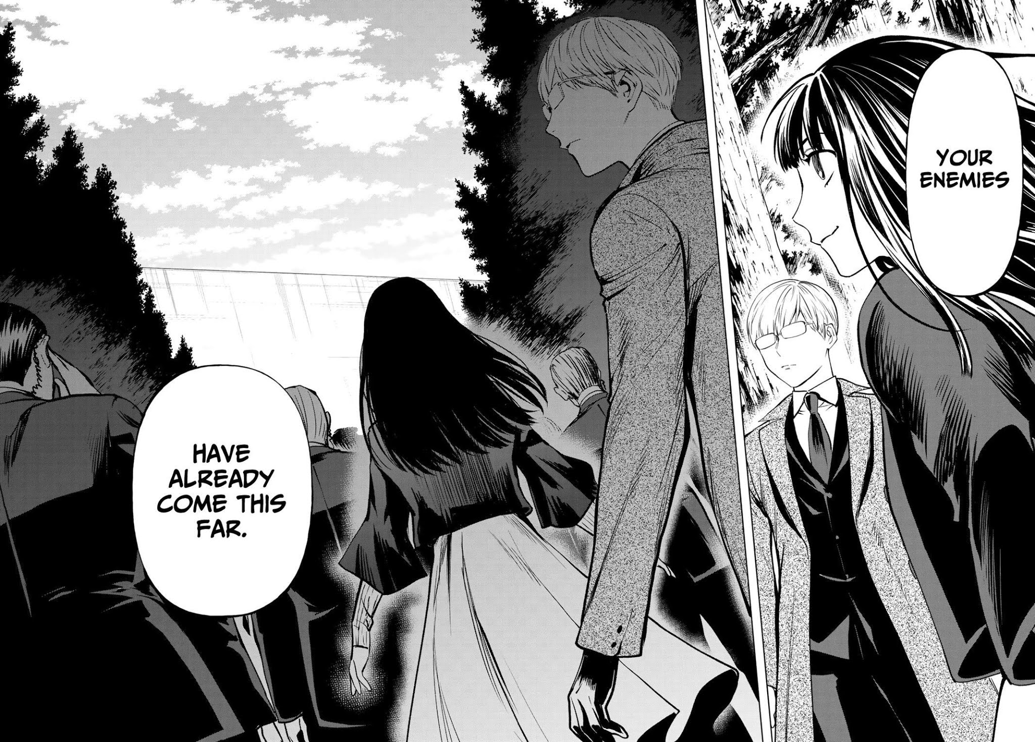 Konya wa Tsuki ga Kirei Desu ga, Toriaezu Shi ne Chapter 46 page 40 - Chapter 46: Farewell
