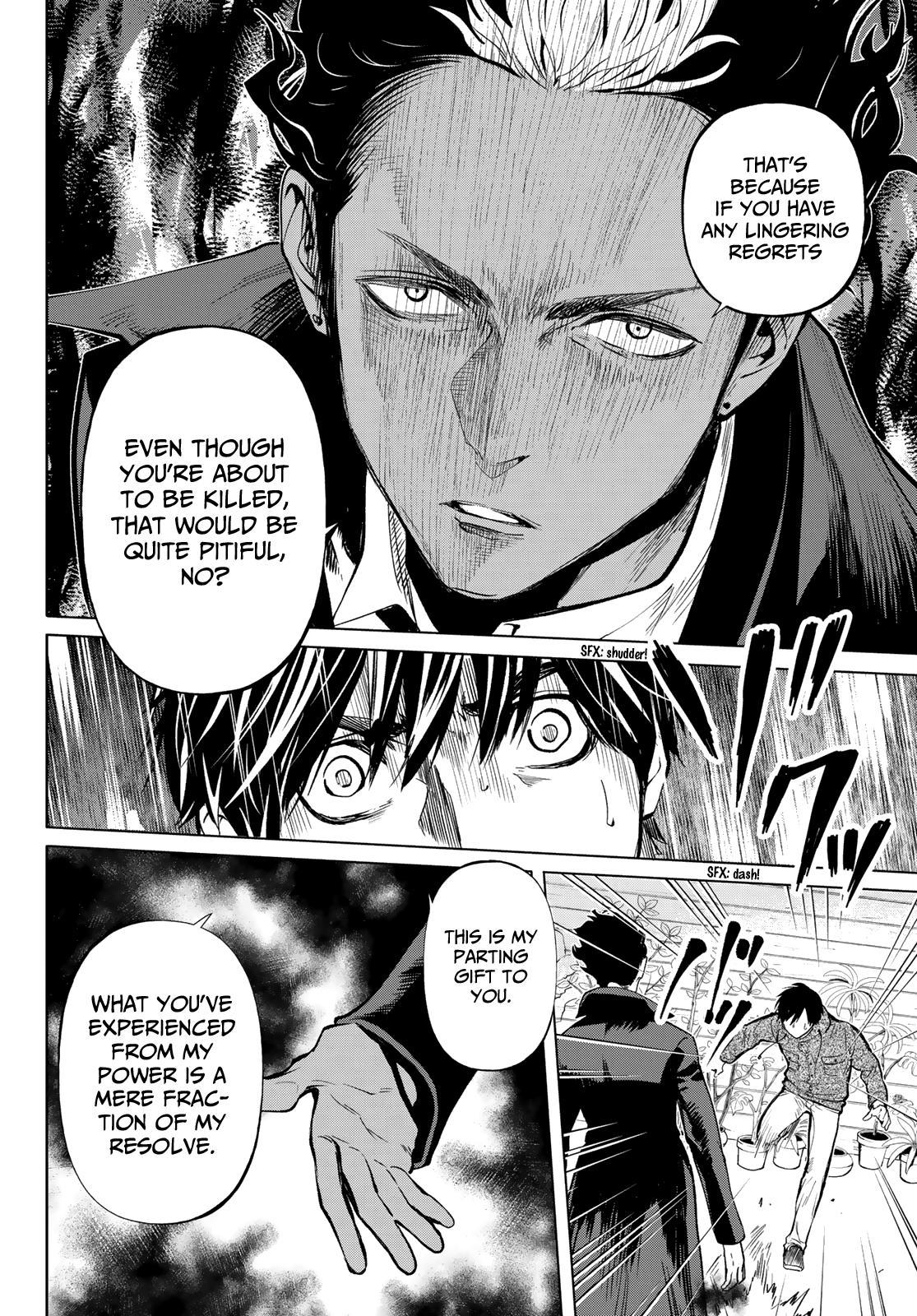 Konya wa Tsuki ga Kirei Desu ga, Toriaezu Shi ne Chapter 46 page 6 - Chapter 46: Farewell
