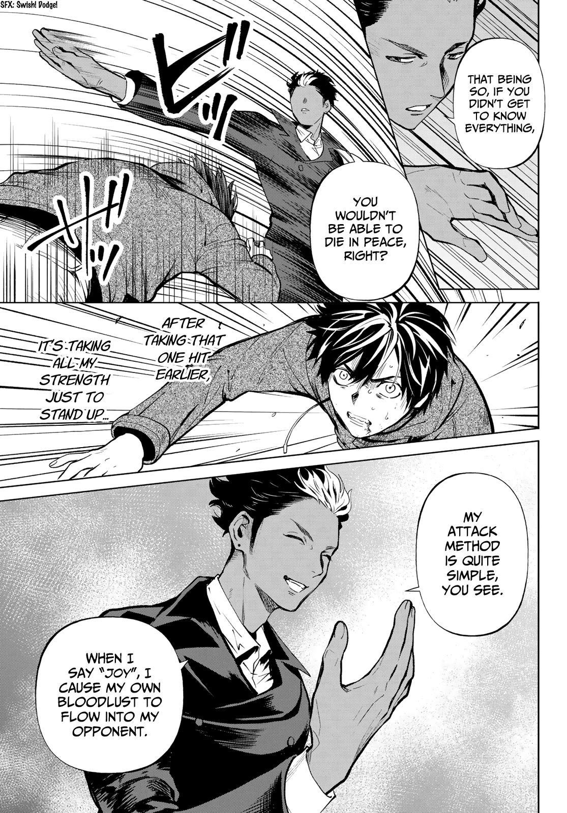 Konya wa Tsuki ga Kirei Desu ga, Toriaezu Shi ne Chapter 46 page 7 - Chapter 46: Farewell