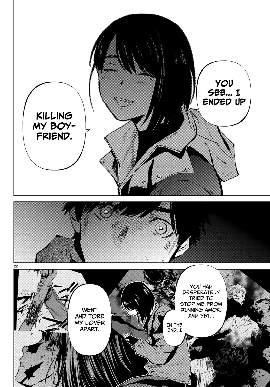 Konya wa Tsuki ga Kirei Desu ga, Toriaezu Shi ne Chapter 47 page 22 - Chapter 47