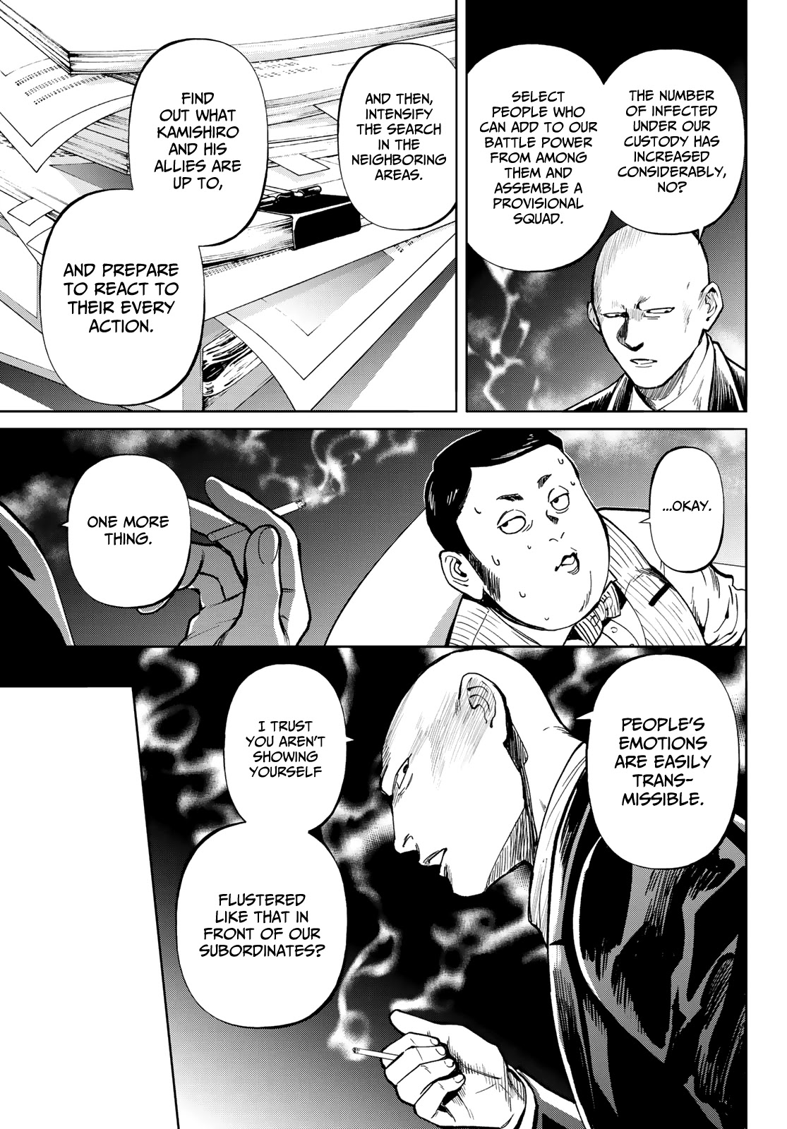Konya wa Tsuki ga Kirei Desu ga, Toriaezu Shi ne Chapter 49 page 12 - Chapter 49: Wicked