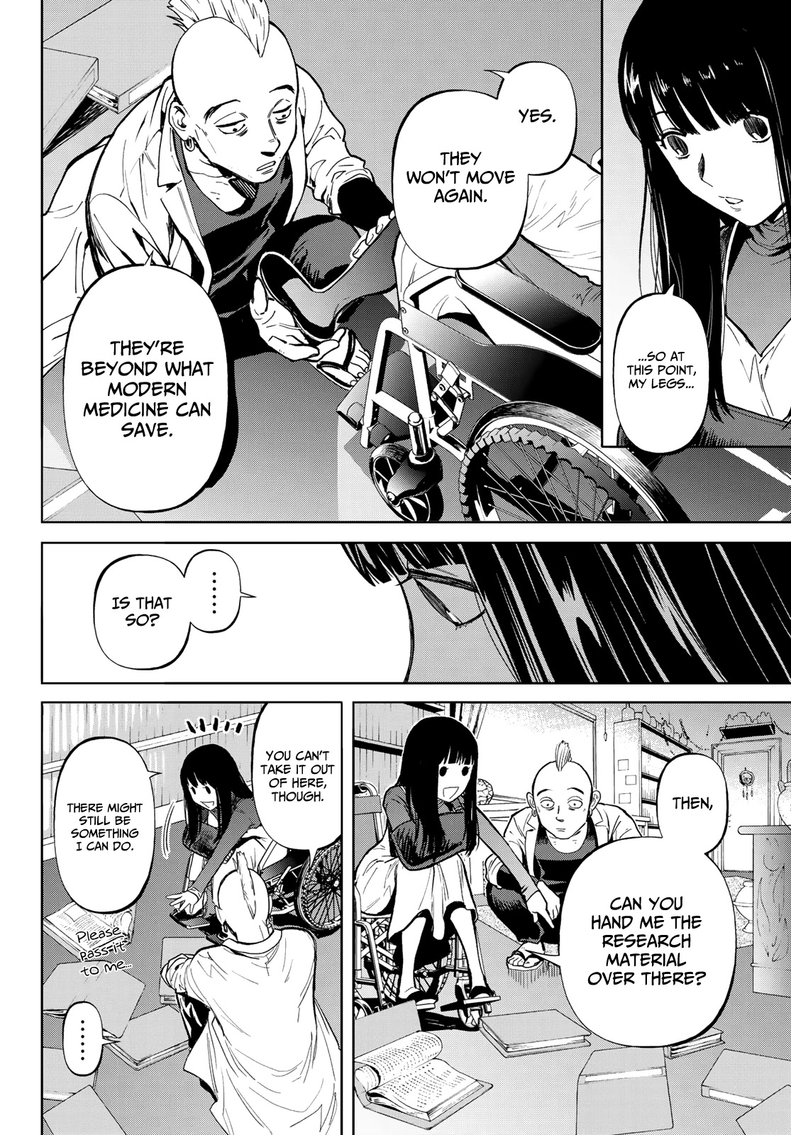 Konya wa Tsuki ga Kirei Desu ga, Toriaezu Shi ne Chapter 49 page 7 - Chapter 49: Wicked