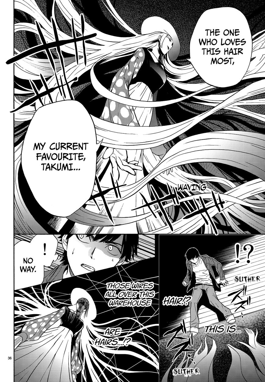 Konya wa Tsuki ga Kirei Desu ga, Toriaezu Shi ne Chapter 5 page 38 - Chapter 5 : Turmoil