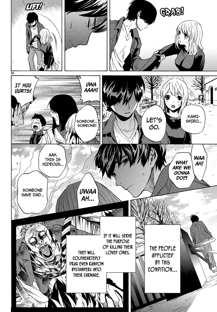 Konya wa Tsuki ga Kirei Desu ga, Toriaezu Shi ne Chapter 5 page 59 - Chapter 5 : Turmoil