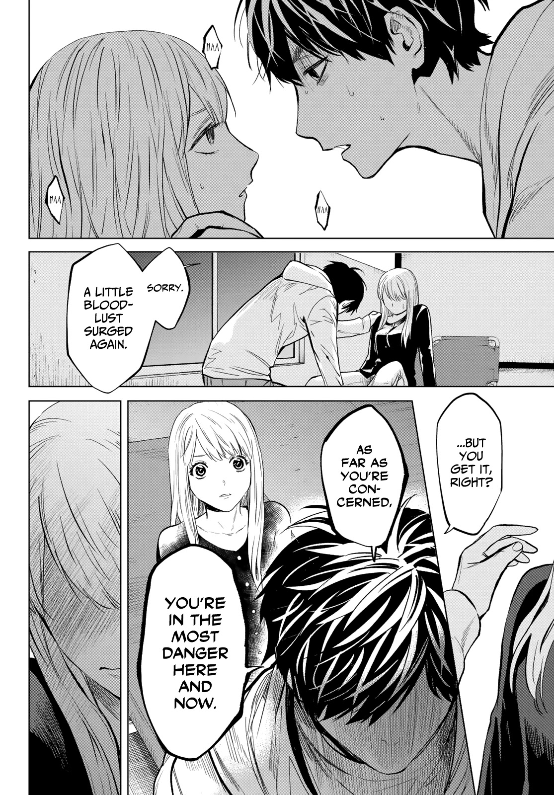 Konya wa Tsuki ga Kirei Desu ga, Toriaezu Shi ne Chapter 50 page 14 - Chapter 50: Inseparable