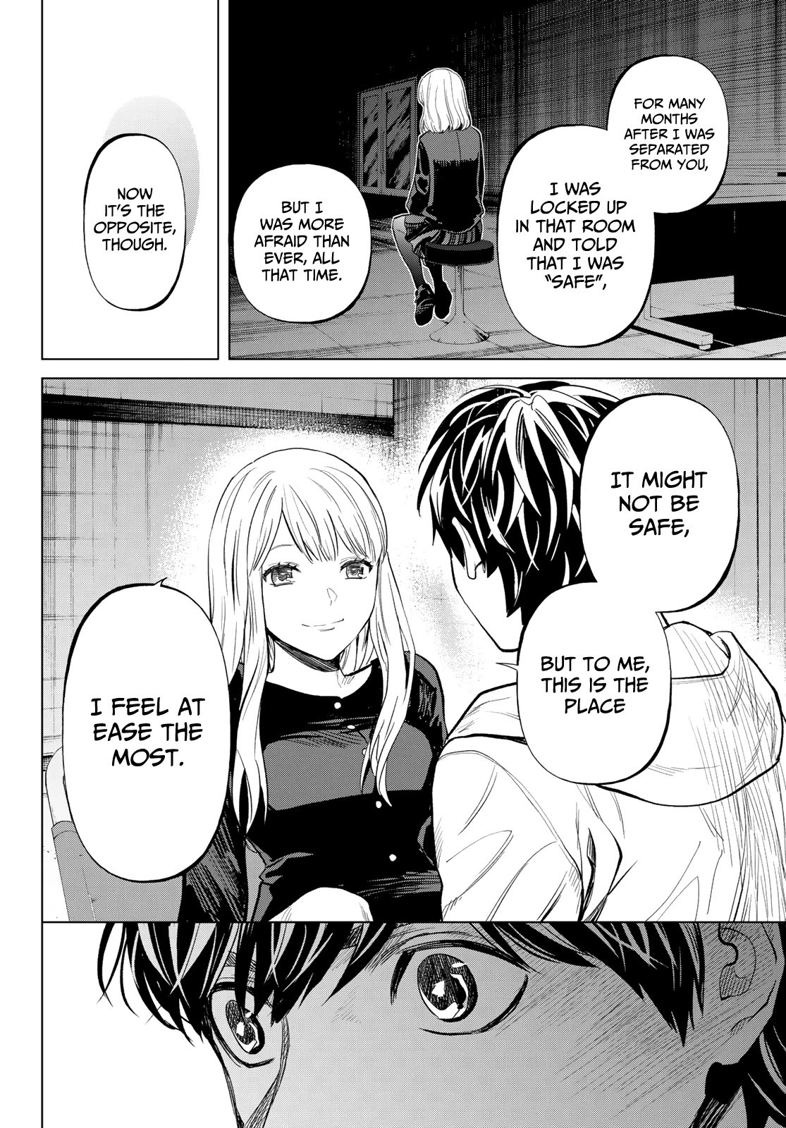 Konya wa Tsuki ga Kirei Desu ga, Toriaezu Shi ne Chapter 50 page 18 - Chapter 50: Inseparable