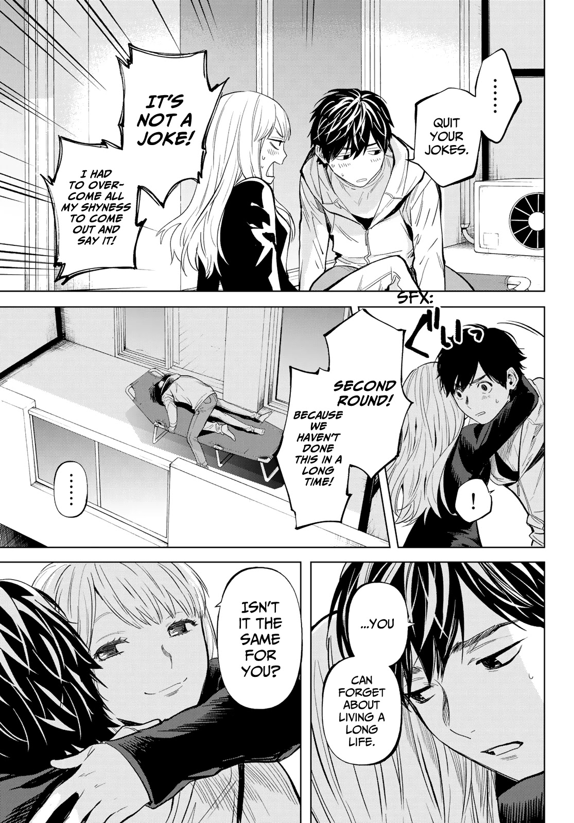Konya wa Tsuki ga Kirei Desu ga, Toriaezu Shi ne Chapter 50 page 19 - Chapter 50: Inseparable