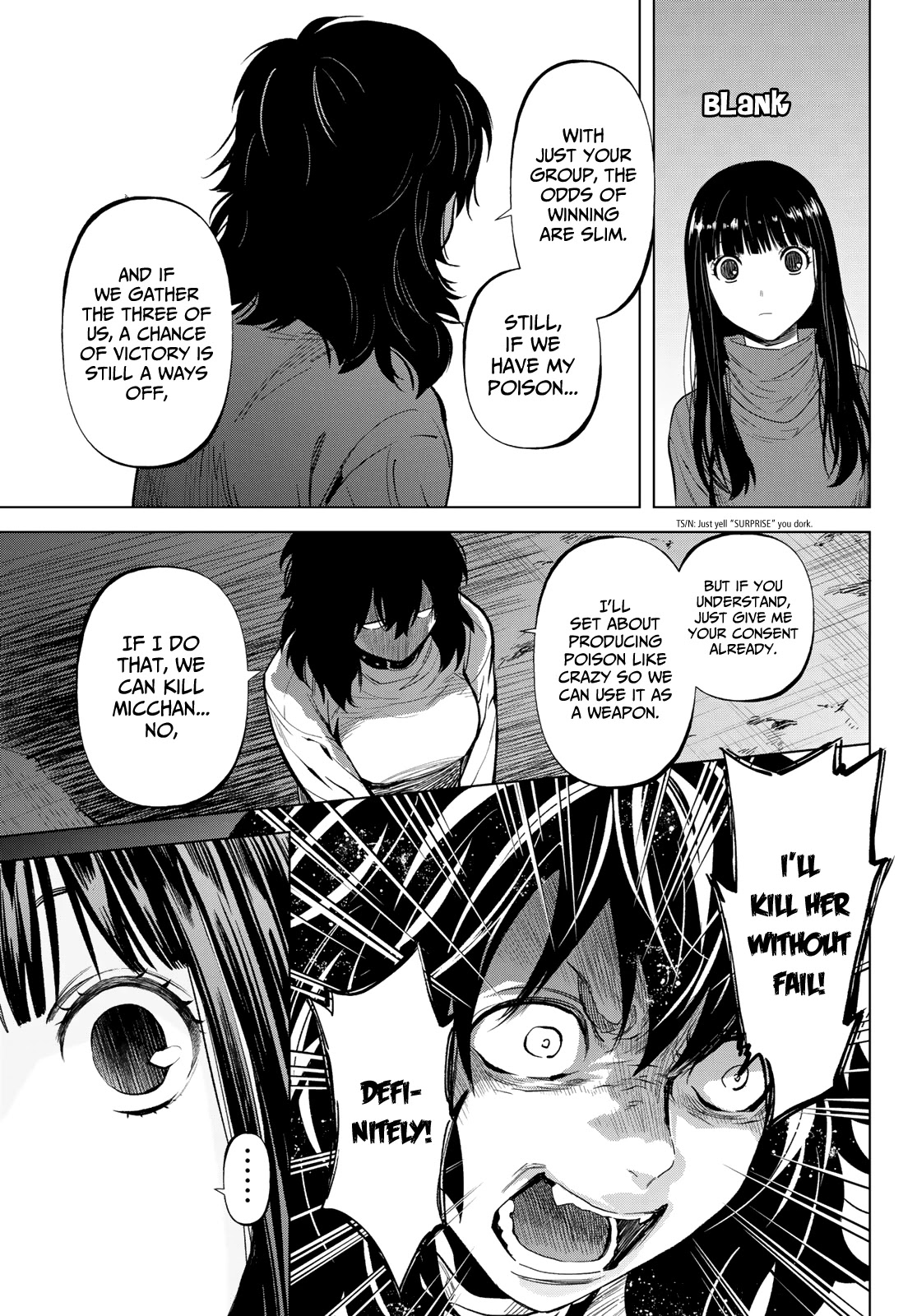 Konya wa Tsuki ga Kirei Desu ga, Toriaezu Shi ne Chapter 50 page 27 - Chapter 50: Inseparable