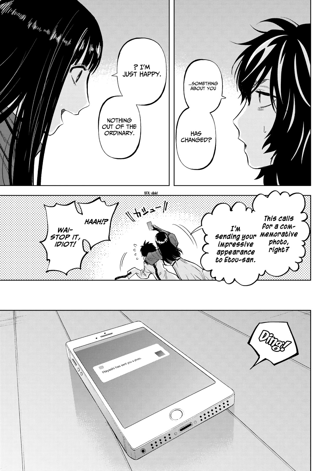 Konya wa Tsuki ga Kirei Desu ga, Toriaezu Shi ne Chapter 50 page 29 - Chapter 50: Inseparable