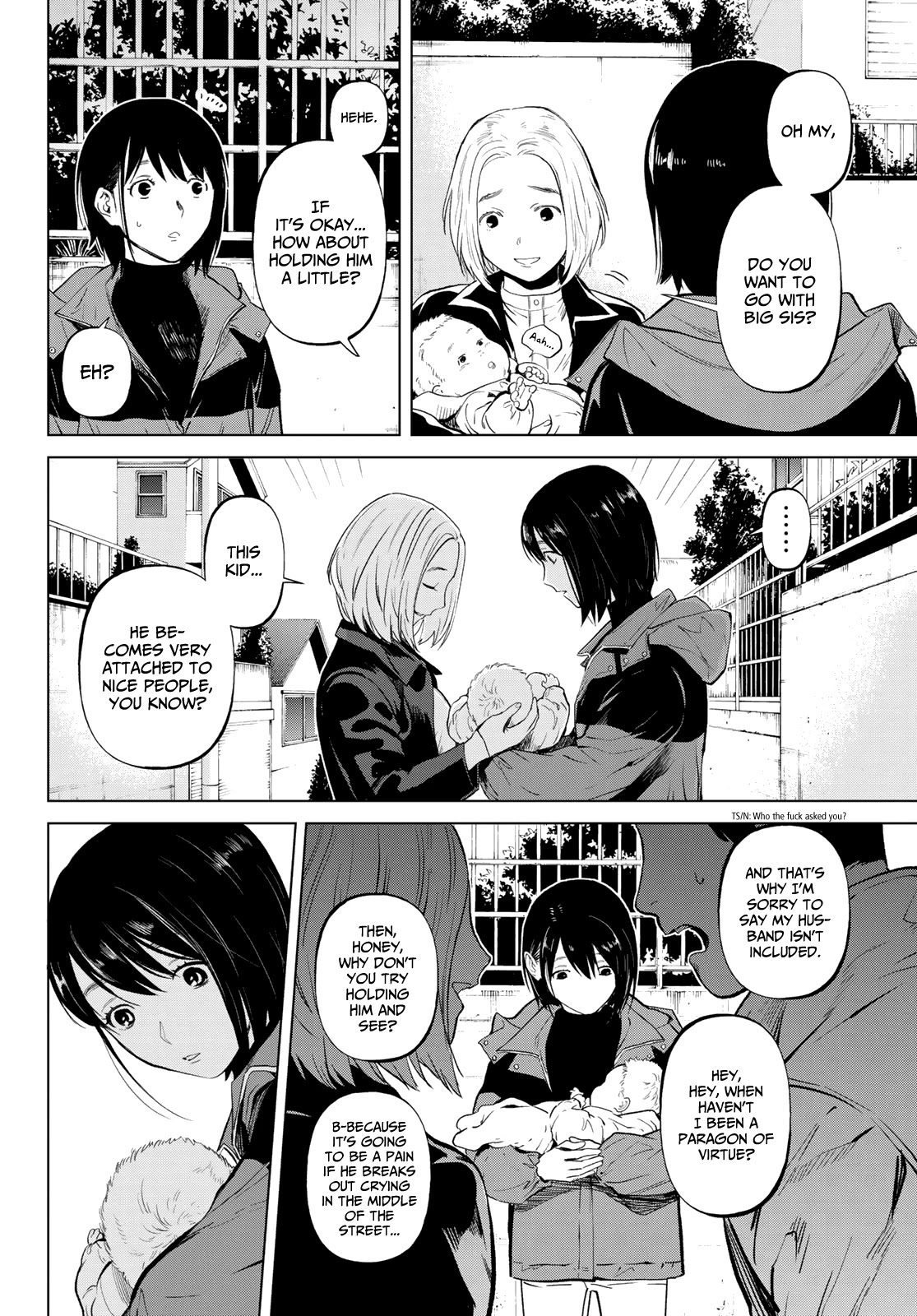 Konya wa Tsuki ga Kirei Desu ga, Toriaezu Shi ne Chapter 50 page 34 - Chapter 50: Inseparable