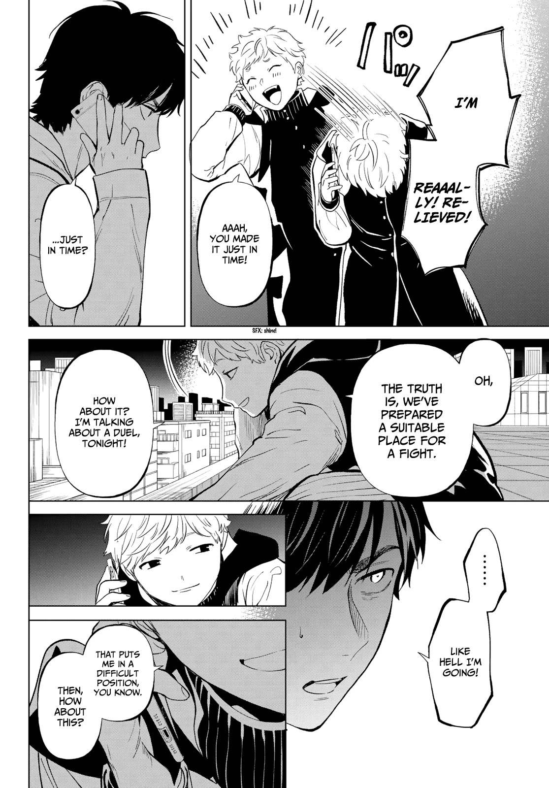 Konya wa Tsuki ga Kirei Desu ga, Toriaezu Shi ne Chapter 50 page 42 - Chapter 50: Inseparable