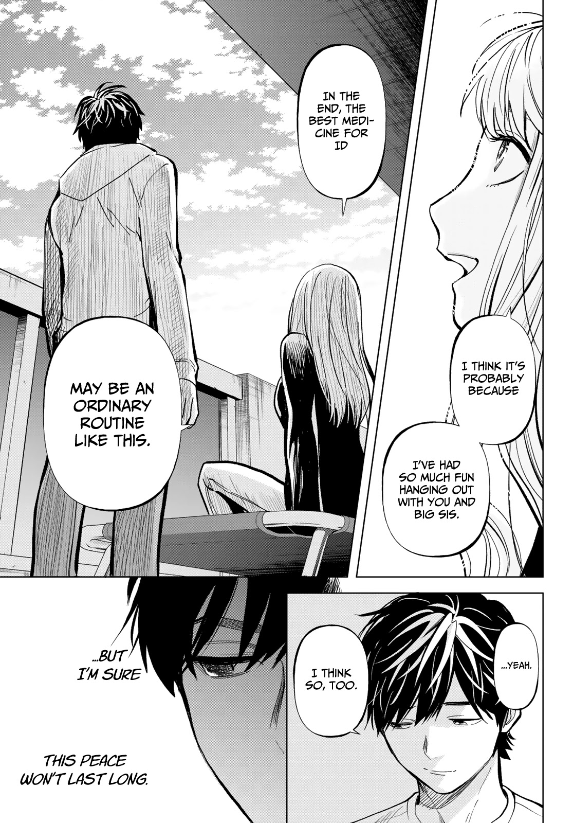Konya wa Tsuki ga Kirei Desu ga, Toriaezu Shi ne Chapter 50 page 9 - Chapter 50: Inseparable