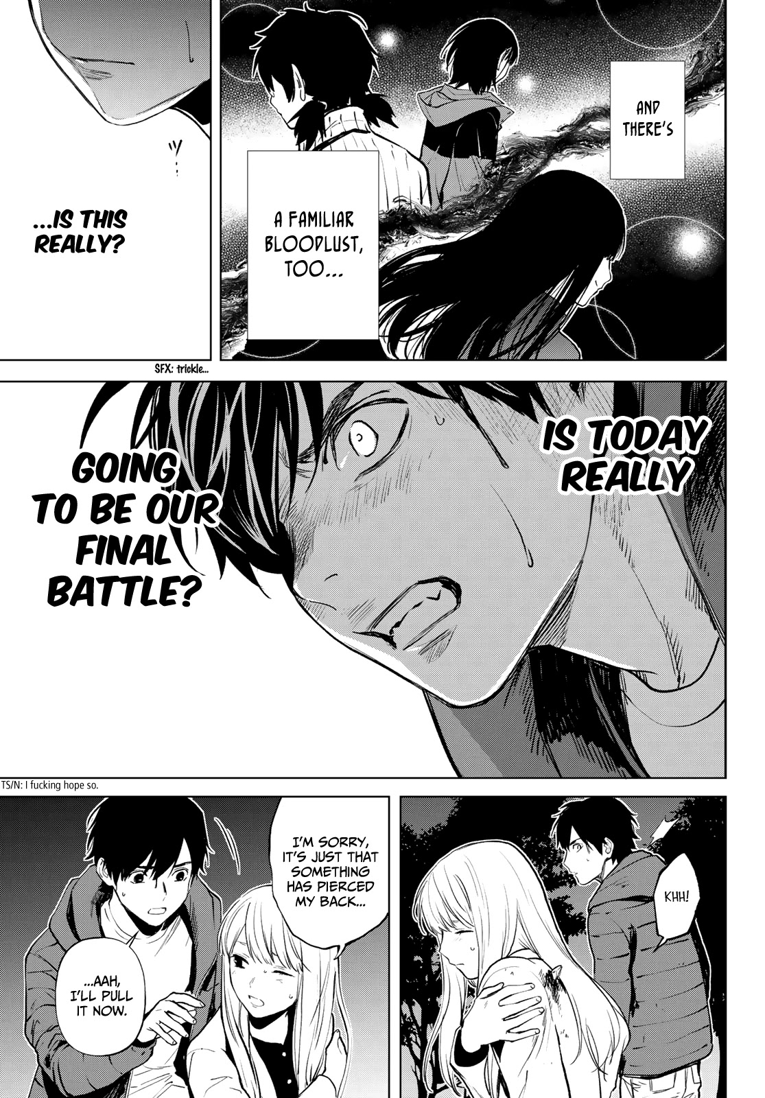 Konya wa Tsuki ga Kirei Desu ga, Toriaezu Shi ne Chapter 51 page 41 - Chapter 51: Moonlit night