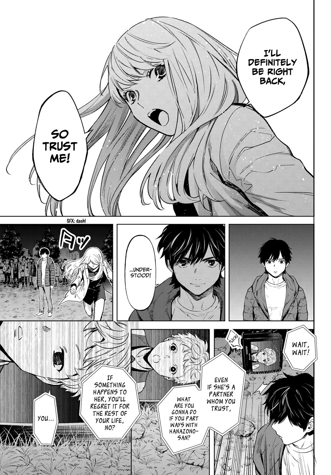 Konya wa Tsuki ga Kirei Desu ga, Toriaezu Shi ne Chapter 52 page 10 - Chapter 52: Former close friends