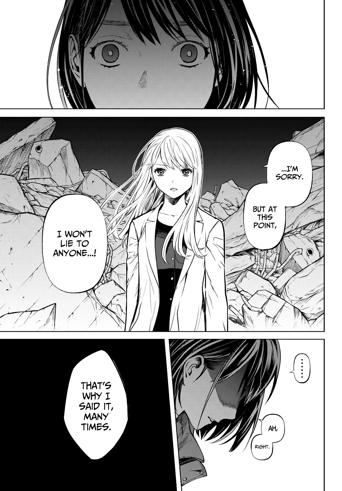 Konya wa Tsuki ga Kirei Desu ga, Toriaezu Shi ne Chapter 52 page 20 - Chapter 52: Former close friends