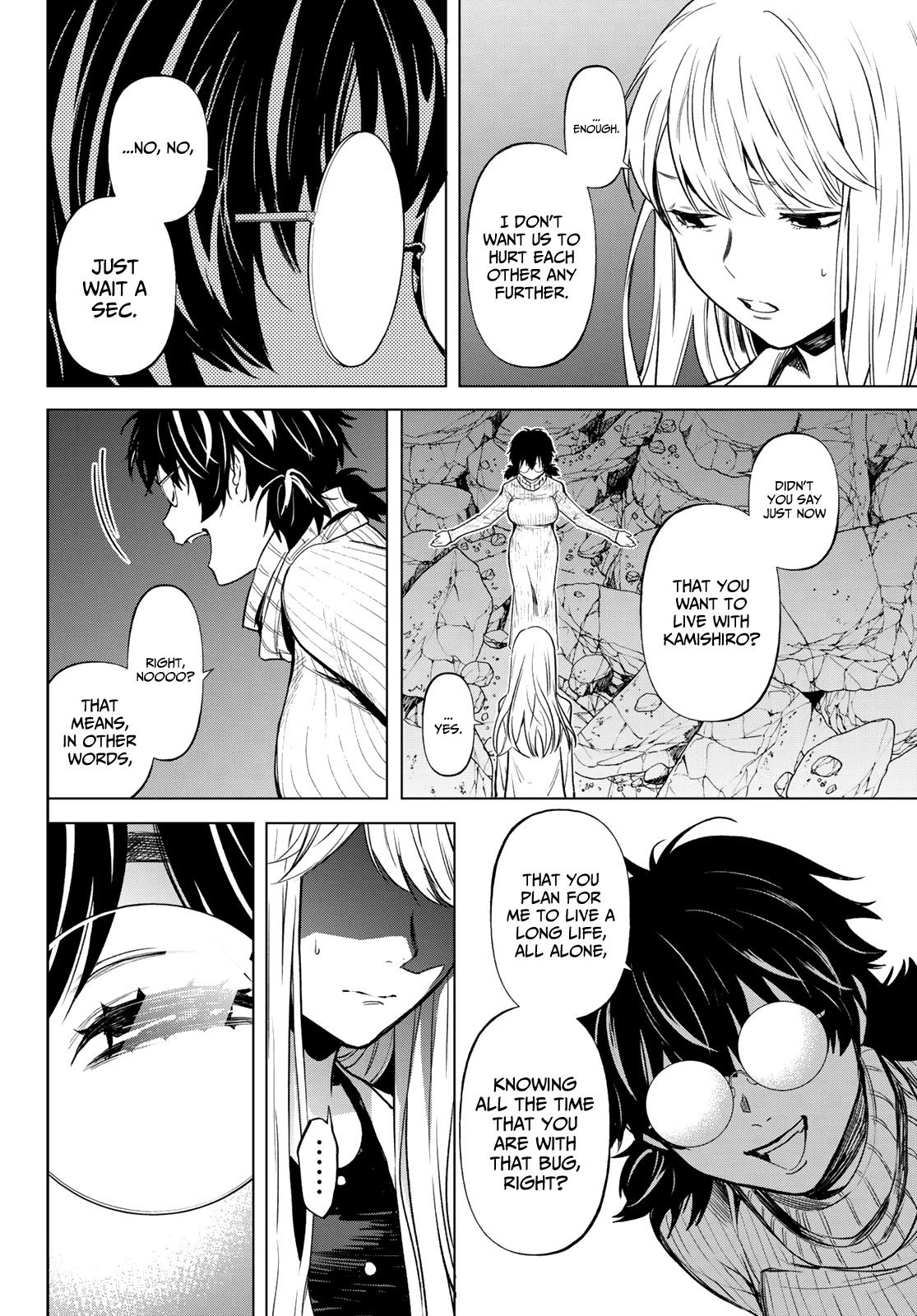 Konya wa Tsuki ga Kirei Desu ga, Toriaezu Shi ne Chapter 52 page 23 - Chapter 52: Former close friends