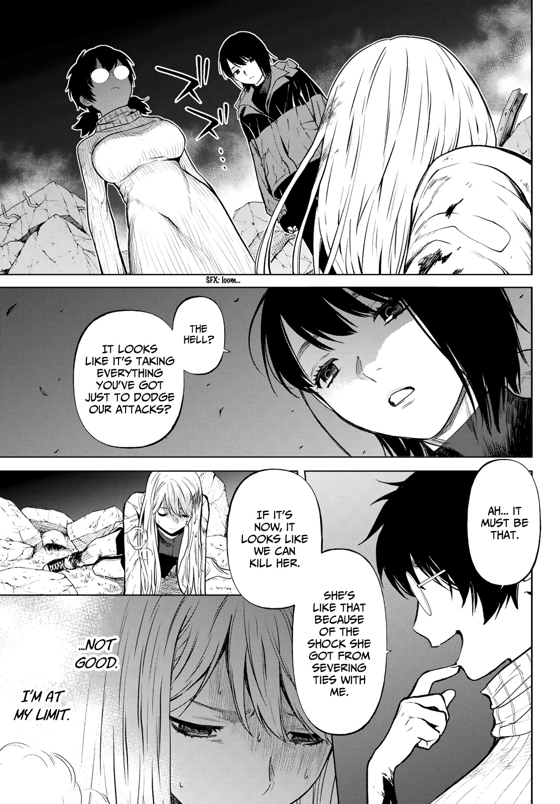 Konya wa Tsuki ga Kirei Desu ga, Toriaezu Shi ne Chapter 52 page 28 - Chapter 52: Former close friends