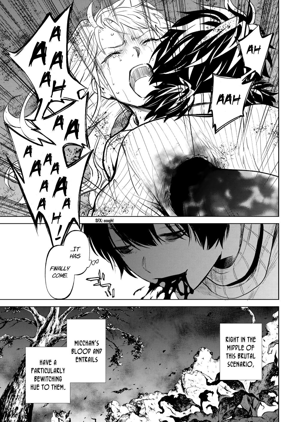 Konya wa Tsuki ga Kirei Desu ga, Toriaezu Shi ne Chapter 52 page 43 - Chapter 52: Former close friends