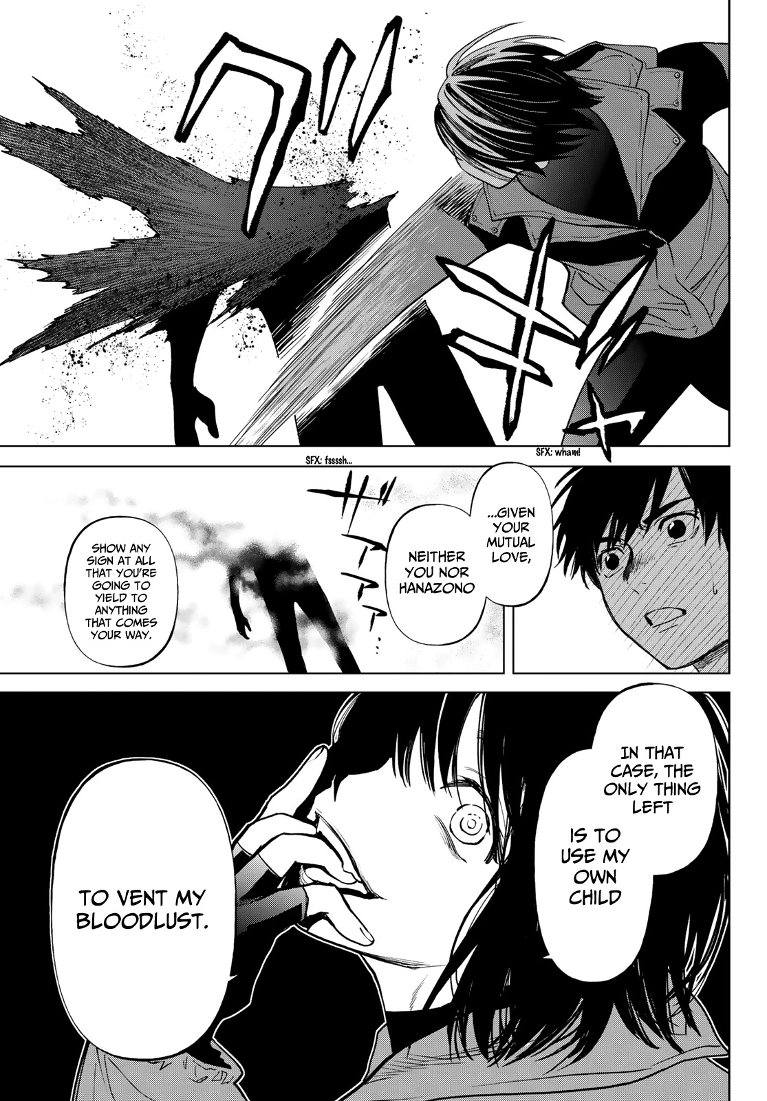 Konya wa Tsuki ga Kirei Desu ga, Toriaezu Shi ne Chapter 53 page 38 - Chapter 53: The beginning and end of love