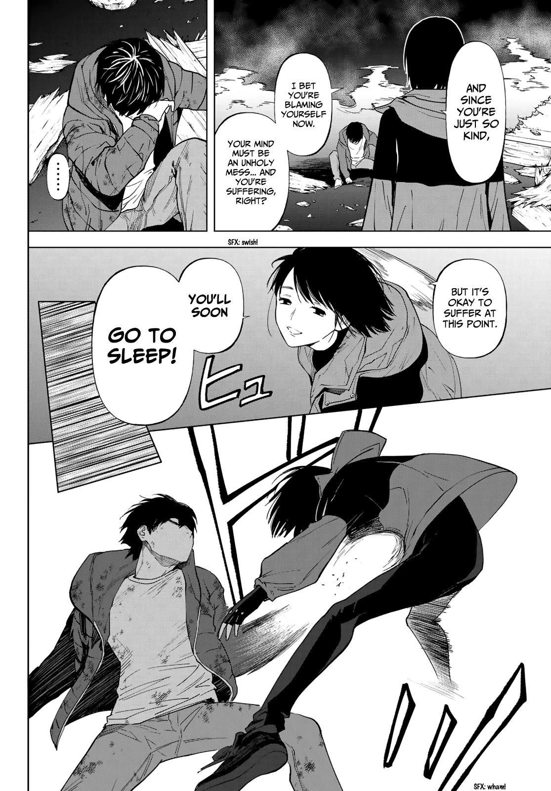 Konya wa Tsuki ga Kirei Desu ga, Toriaezu Shi ne Chapter 53 page 41 - Chapter 53: The beginning and end of love