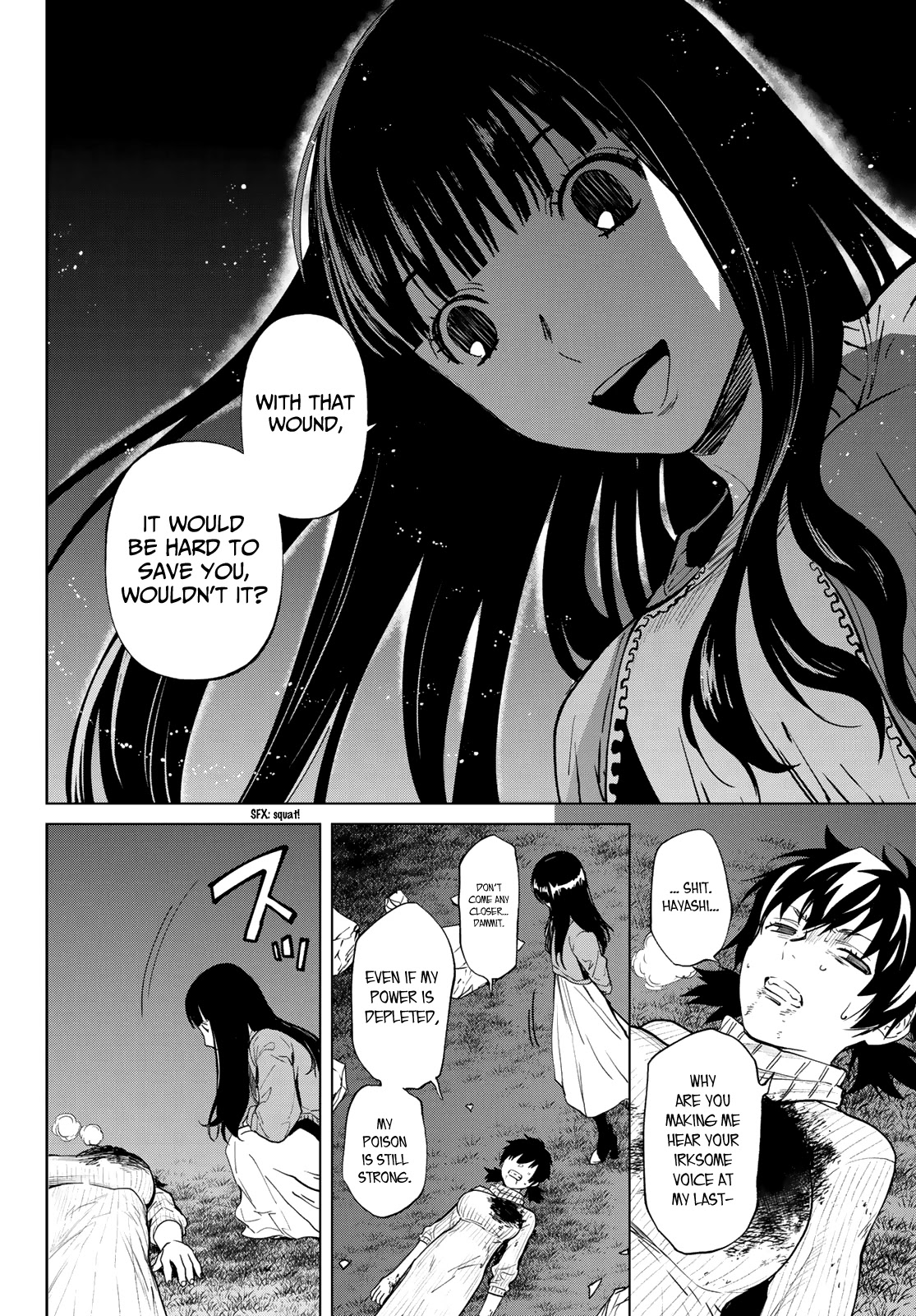 Konya wa Tsuki ga Kirei Desu ga, Toriaezu Shi ne Chapter 53 page 45 - Chapter 53: The beginning and end of love
