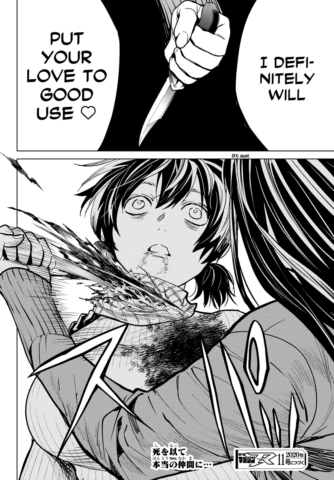 Konya wa Tsuki ga Kirei Desu ga, Toriaezu Shi ne Chapter 53 page 47 - Chapter 53: The beginning and end of love