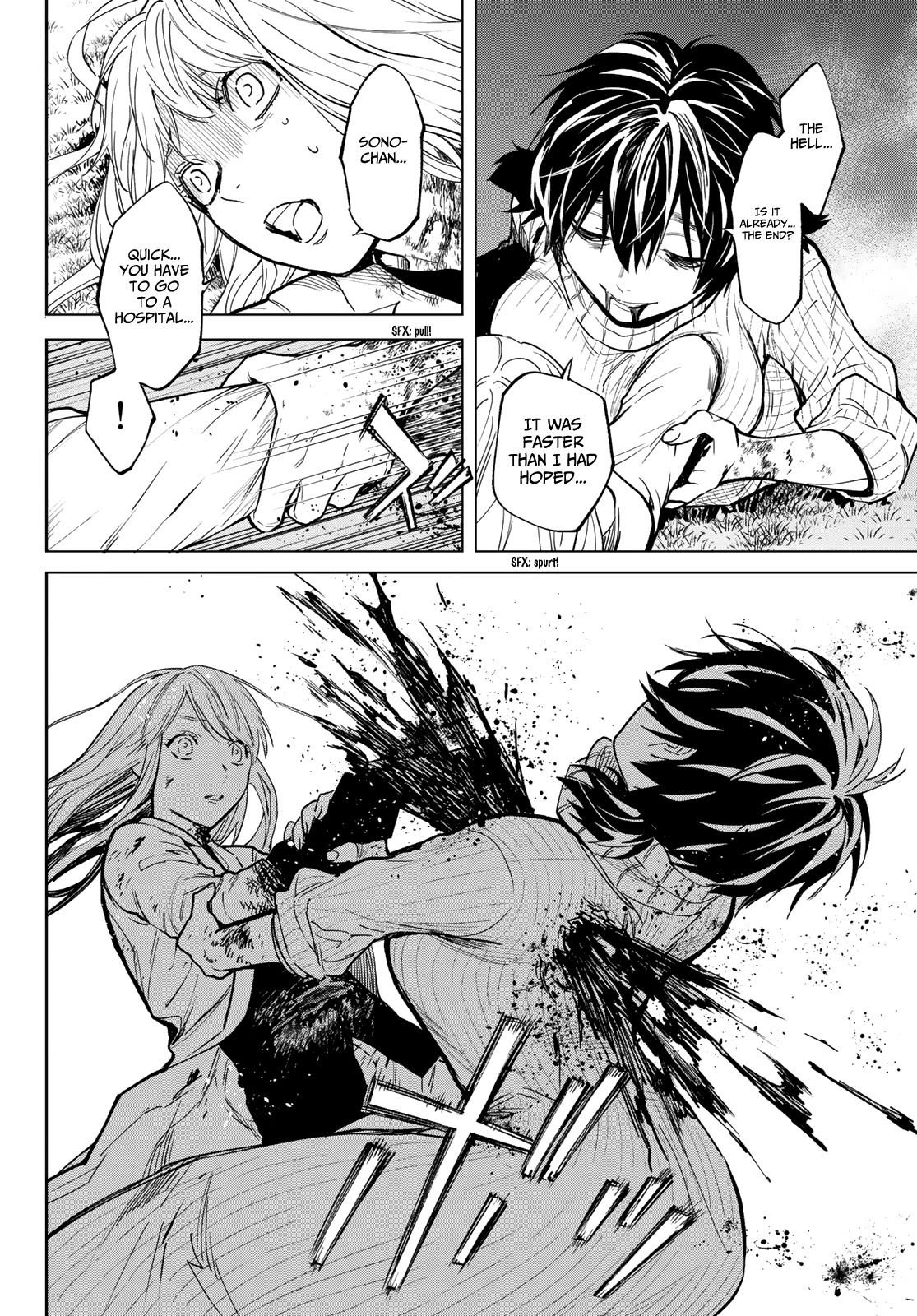 Konya wa Tsuki ga Kirei Desu ga, Toriaezu Shi ne Chapter 53 page 5 - Chapter 53: The beginning and end of love