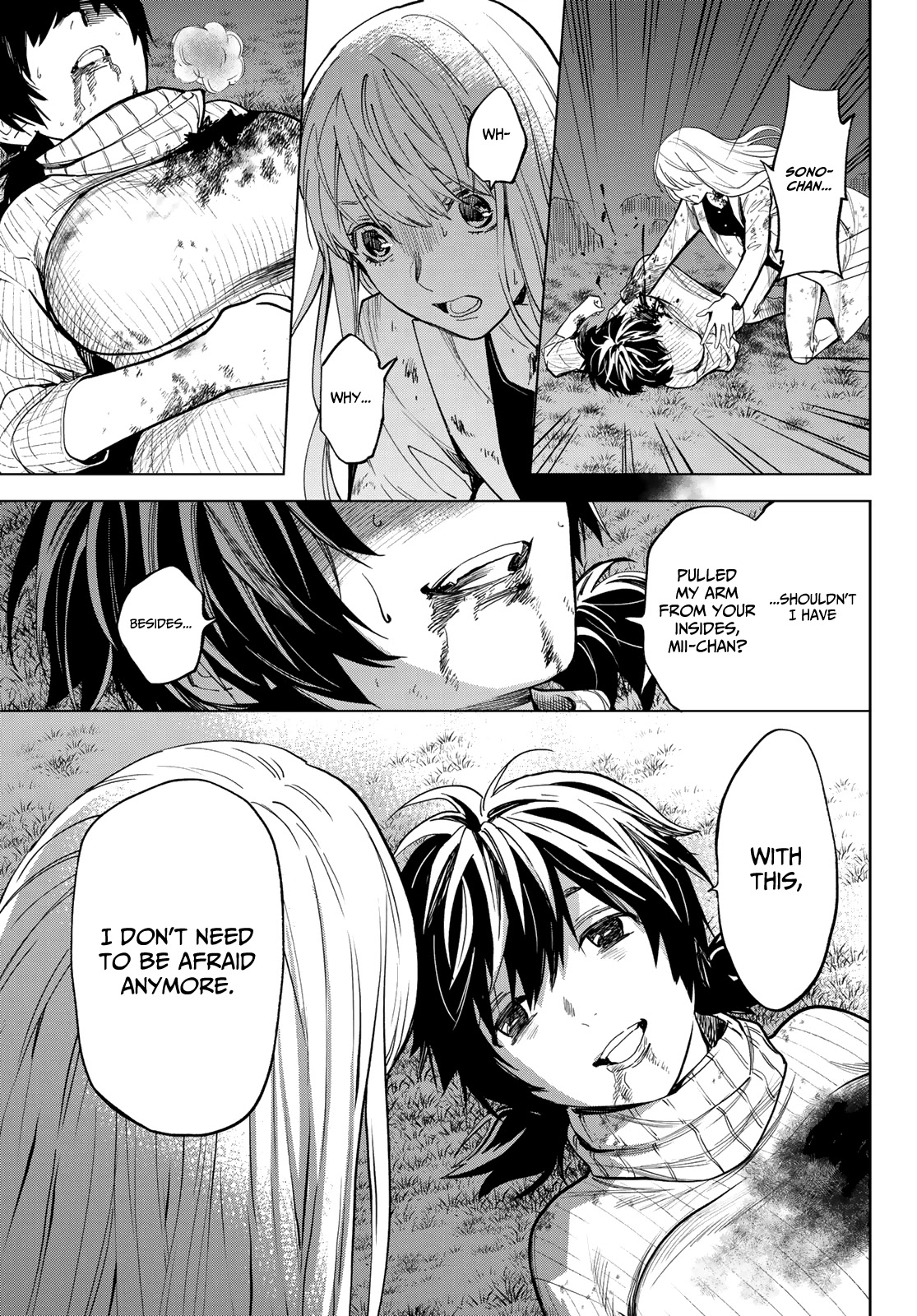 Konya wa Tsuki ga Kirei Desu ga, Toriaezu Shi ne Chapter 53 page 6 - Chapter 53: The beginning and end of love